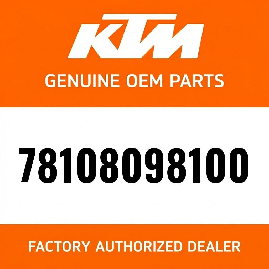 DECAL REARPART 450 XC-W 2012 image 1