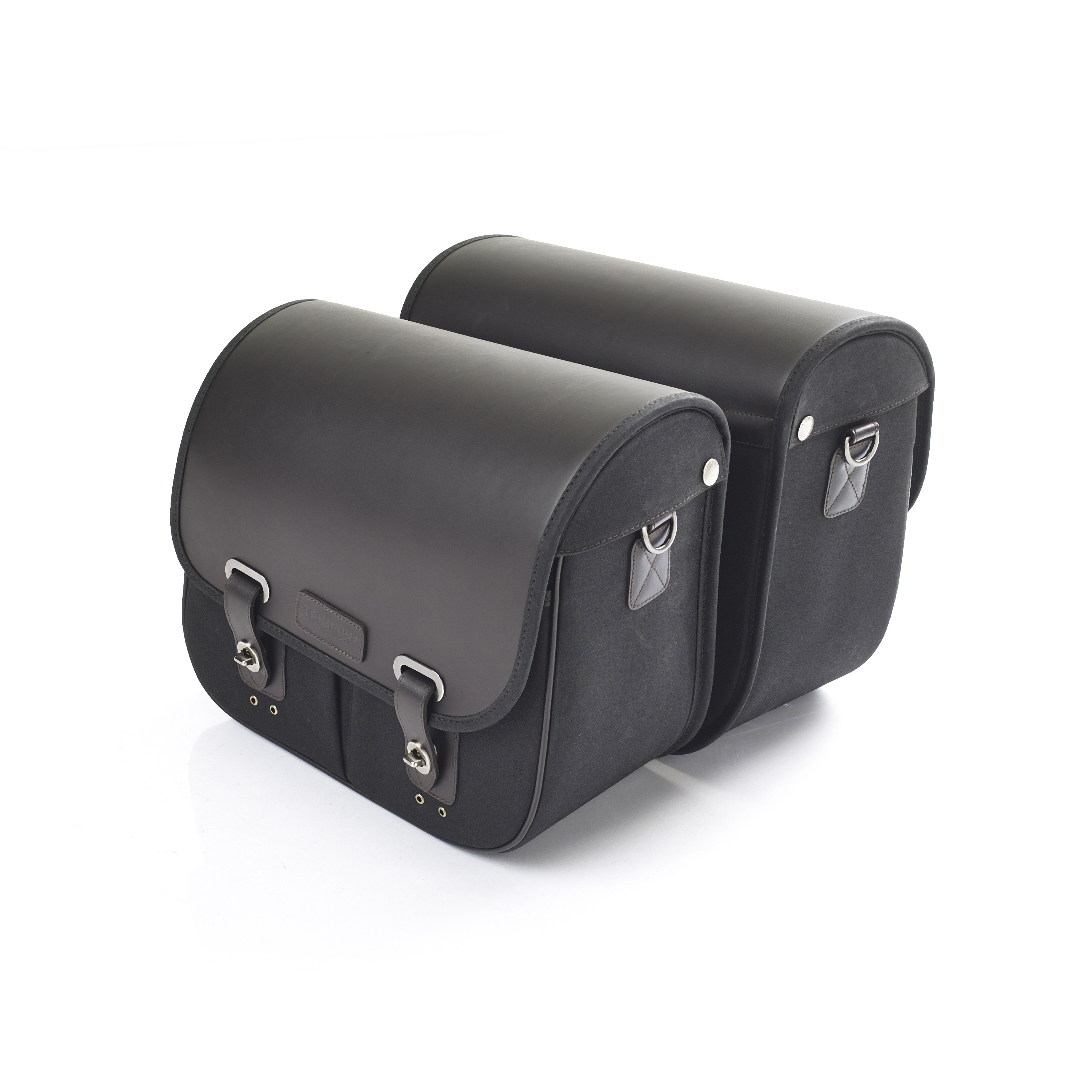 Panniers, Waxed, Cotton, Black photo 1