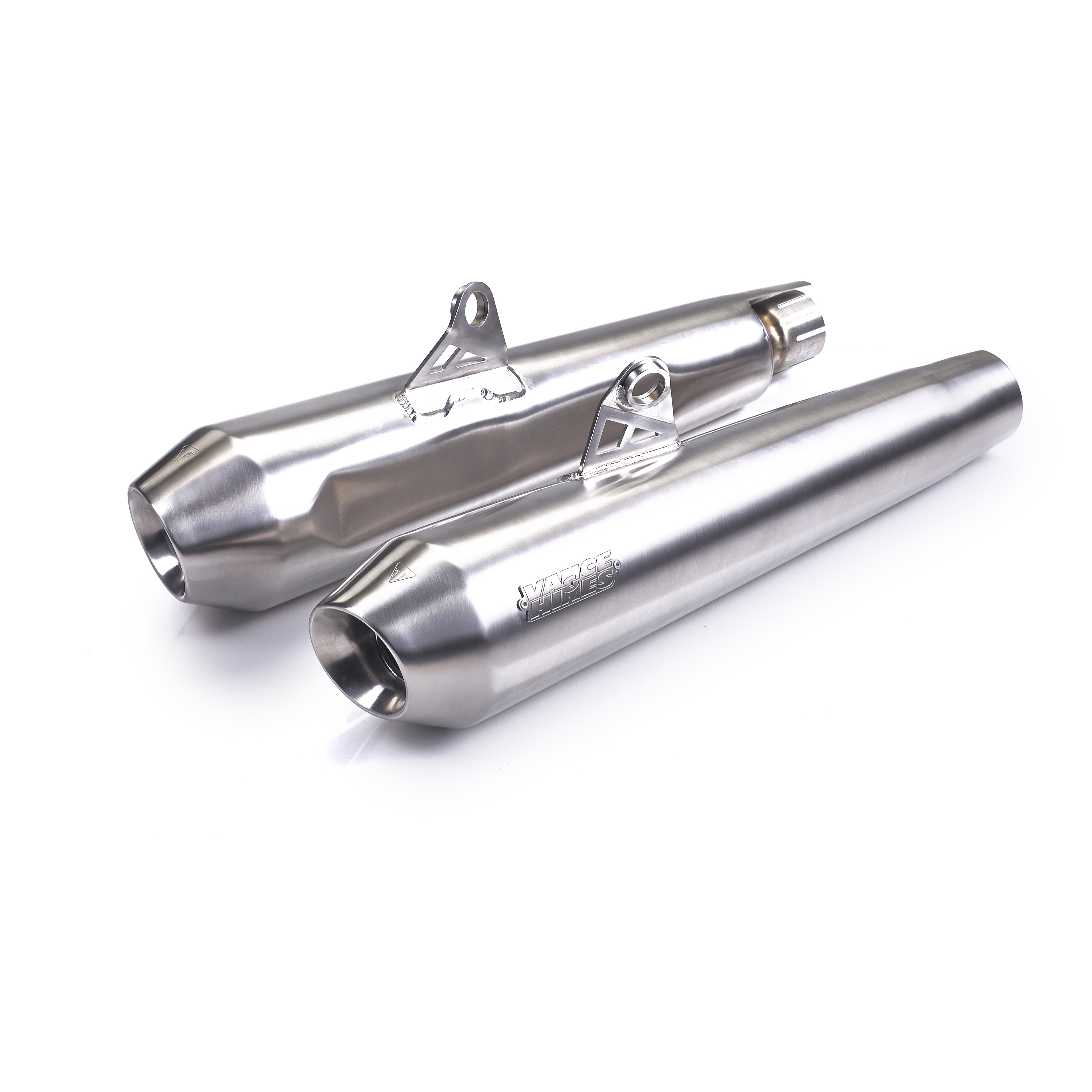 Brushed Stainless Steel Slip-Ons, US Homologated photo 1