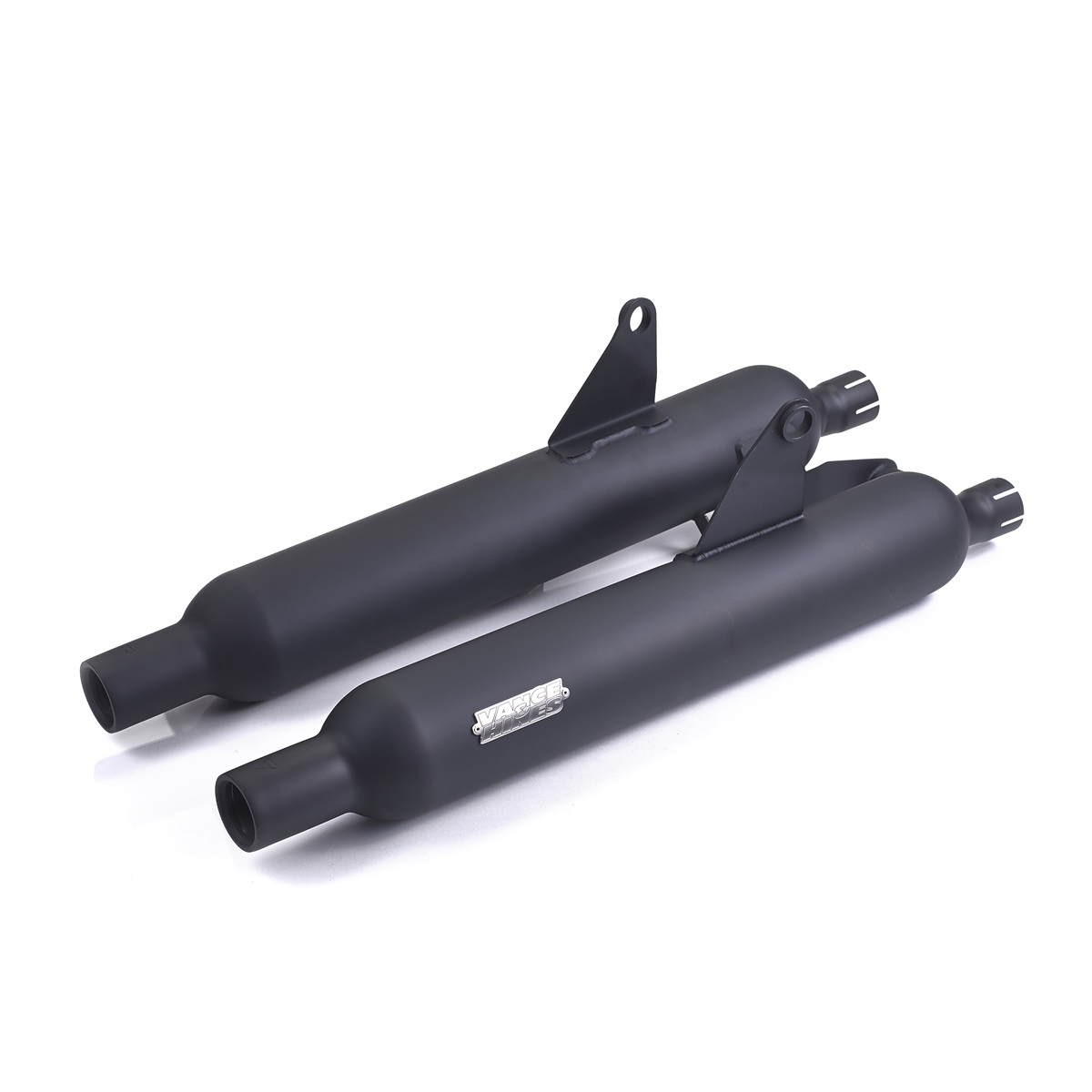 Silencer, Pair, Homologation, Black photo 4