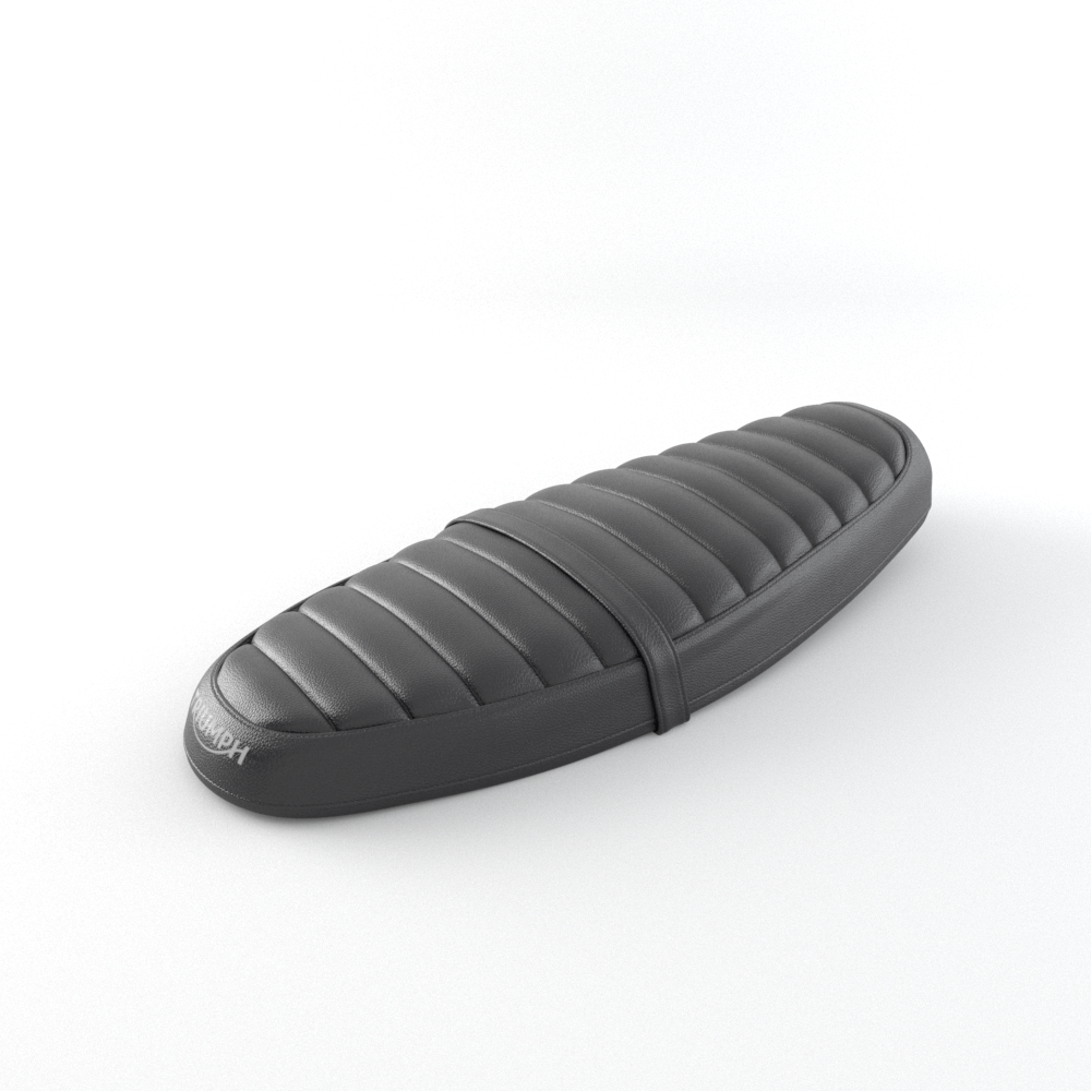 Seat, Bench, Ribbed, Black photo 1