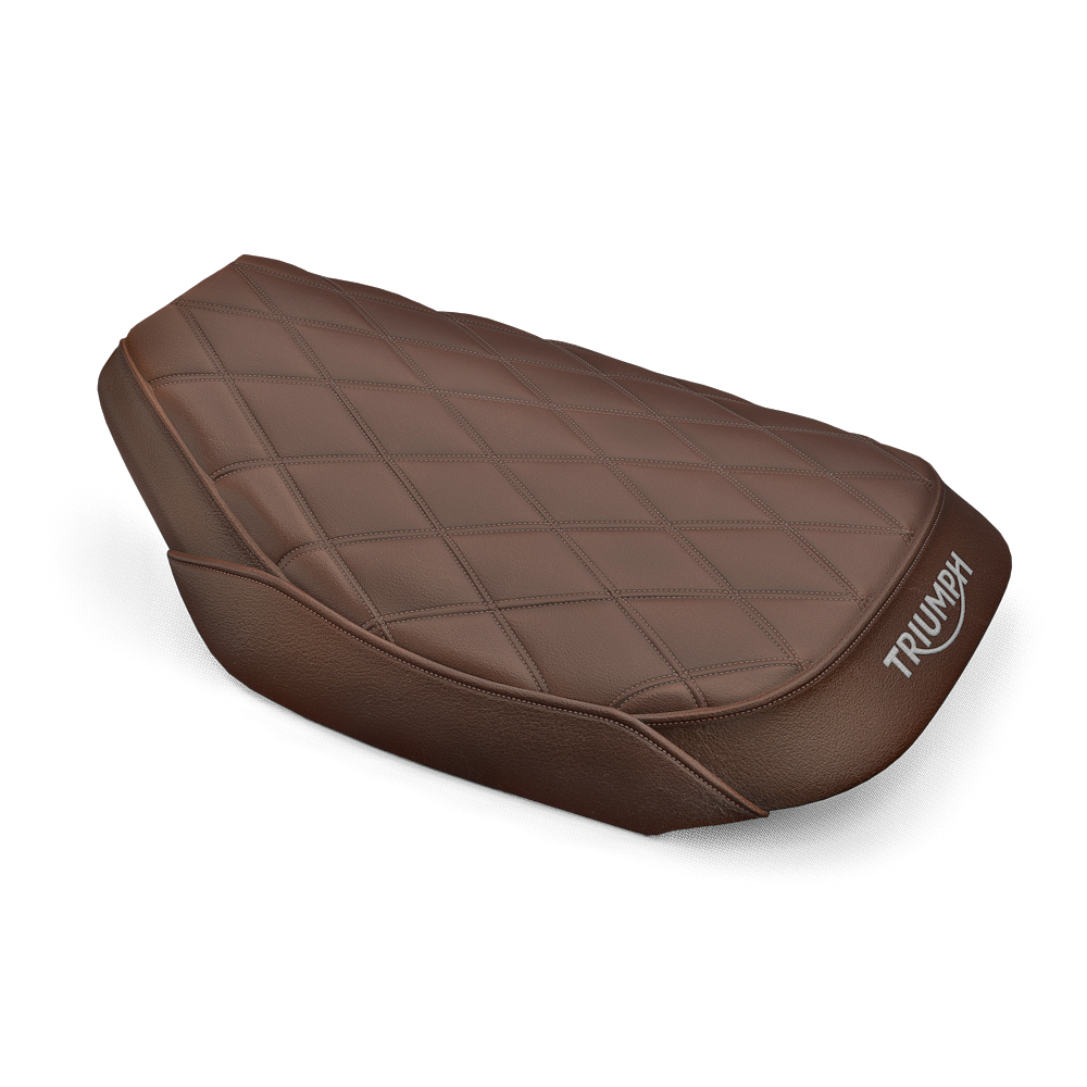 Rider Seat, Quilted, Brown, Kit photo 1