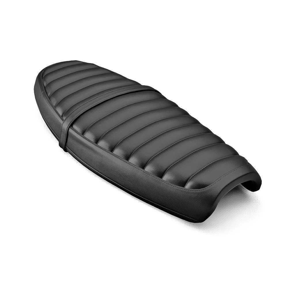 Seat, Bench, Ribbed, Black photo 1