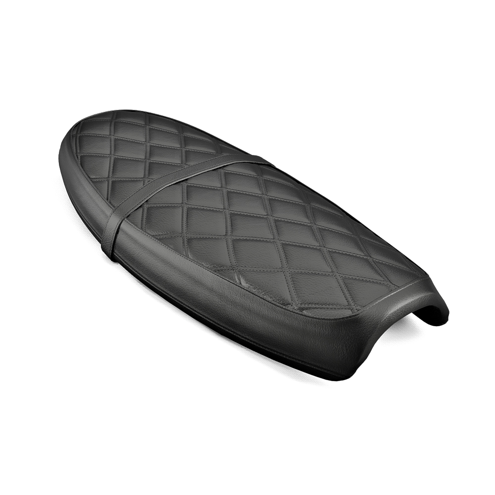 Seat, Bench, Quilted, Black photo 1