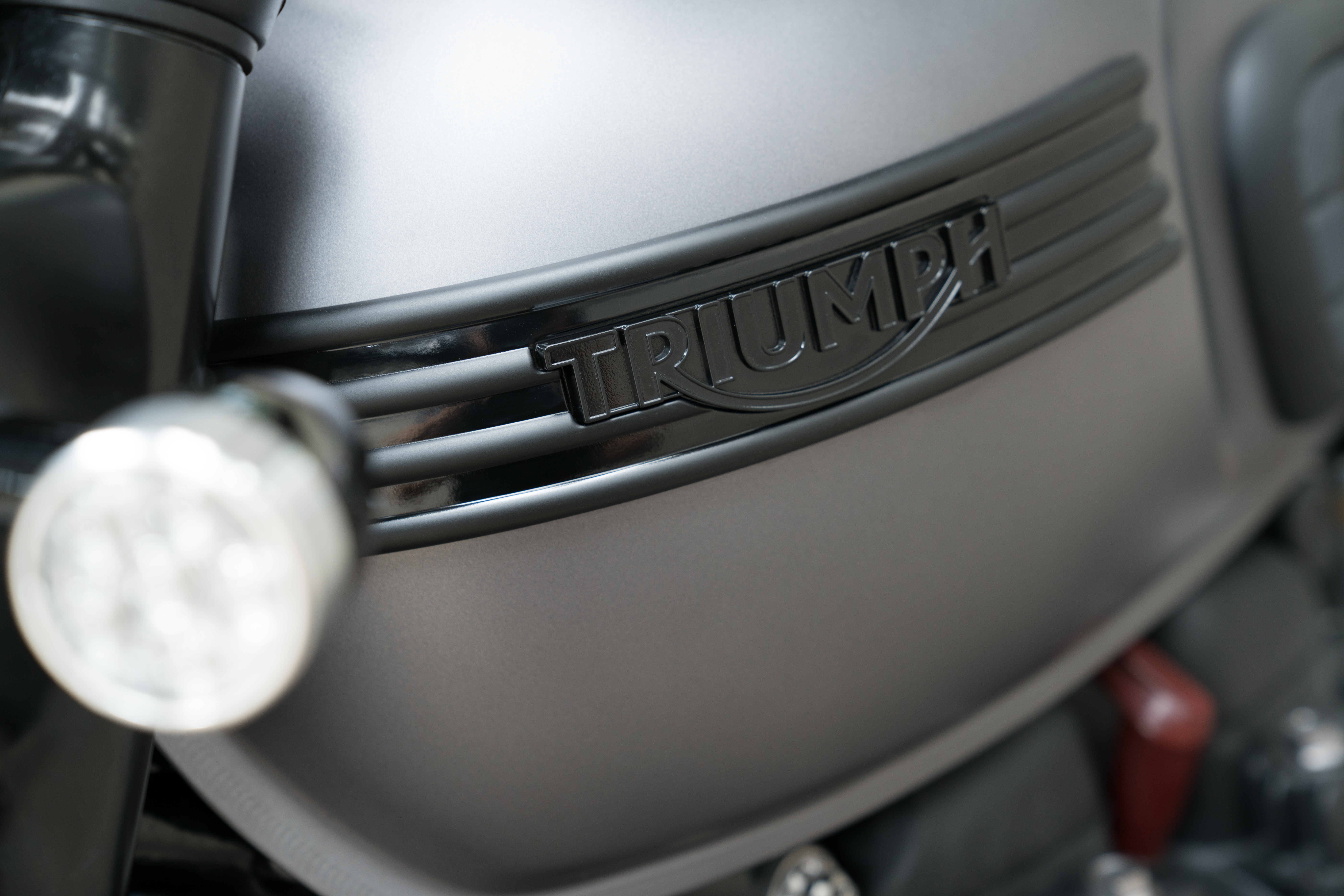 Triumph A9798013 - Genuine OEM Black 4 Bar Fuel Tank Badge Kit | eBay