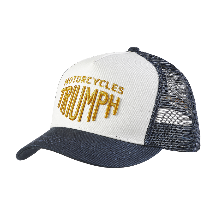 ELLIS TRUCKER CAP BONE / NAVY photo 1