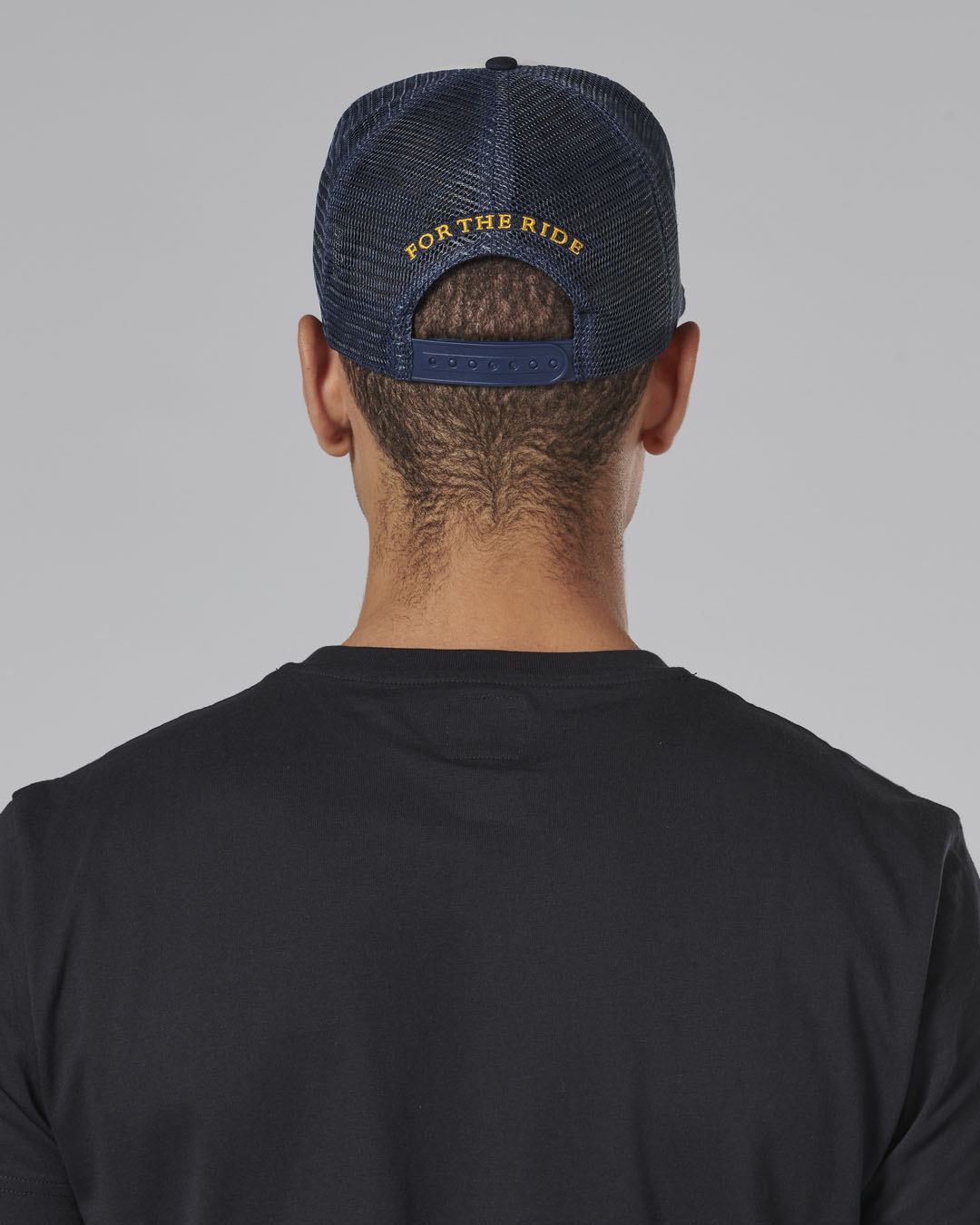 ELLIS TRUCKER CAP BONE / NAVY photo 4