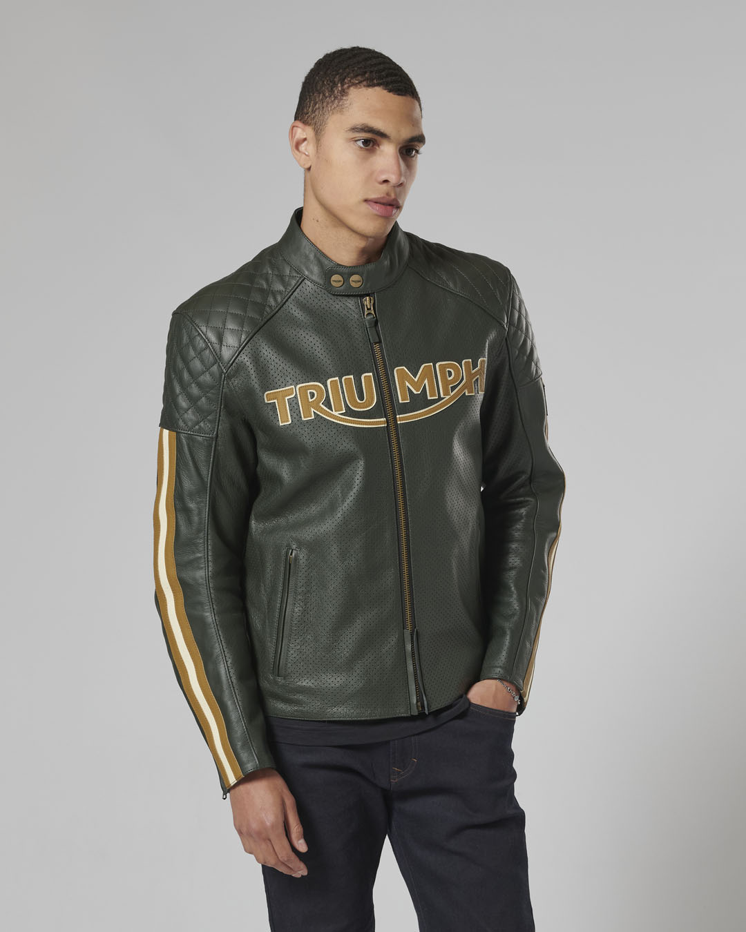 BRADDAN AIR RACE JACKET RACING GREEN XXL image 13