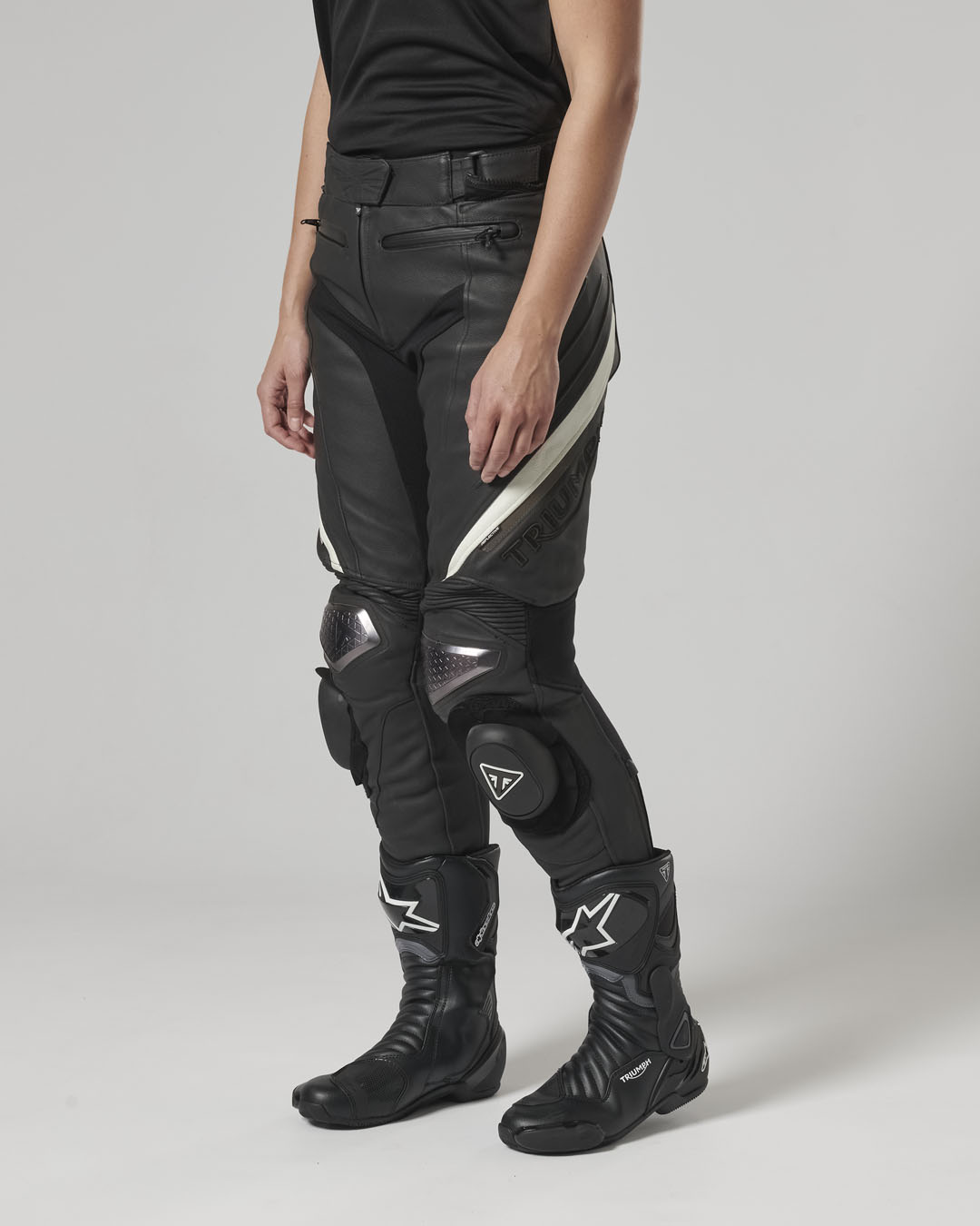 Triple Leather Jeans photo 12
