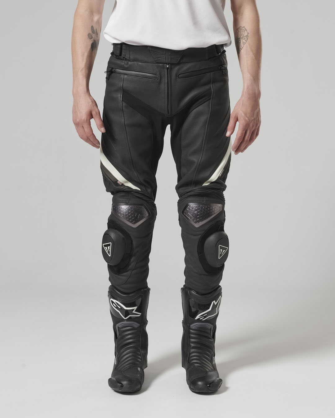 Triple Leather Jeans photo 9