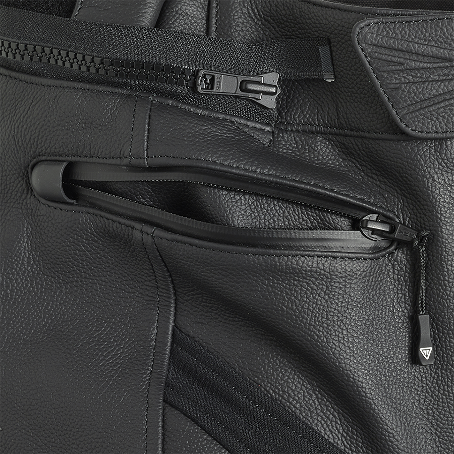 Triple Leather Jeans photo 5