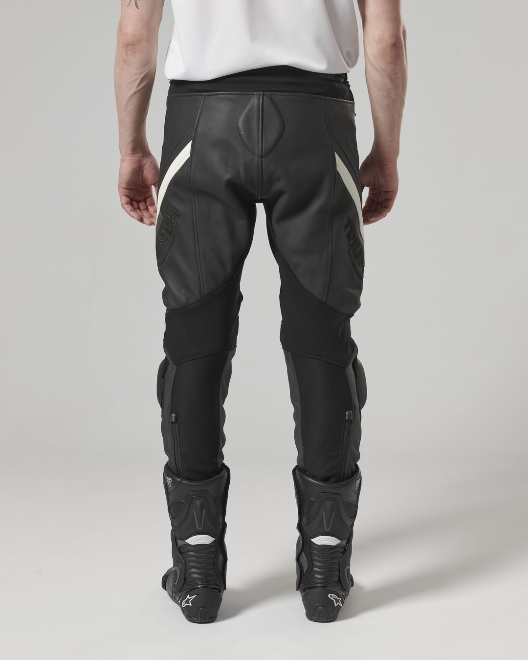 Triple Leather Jeans photo 14