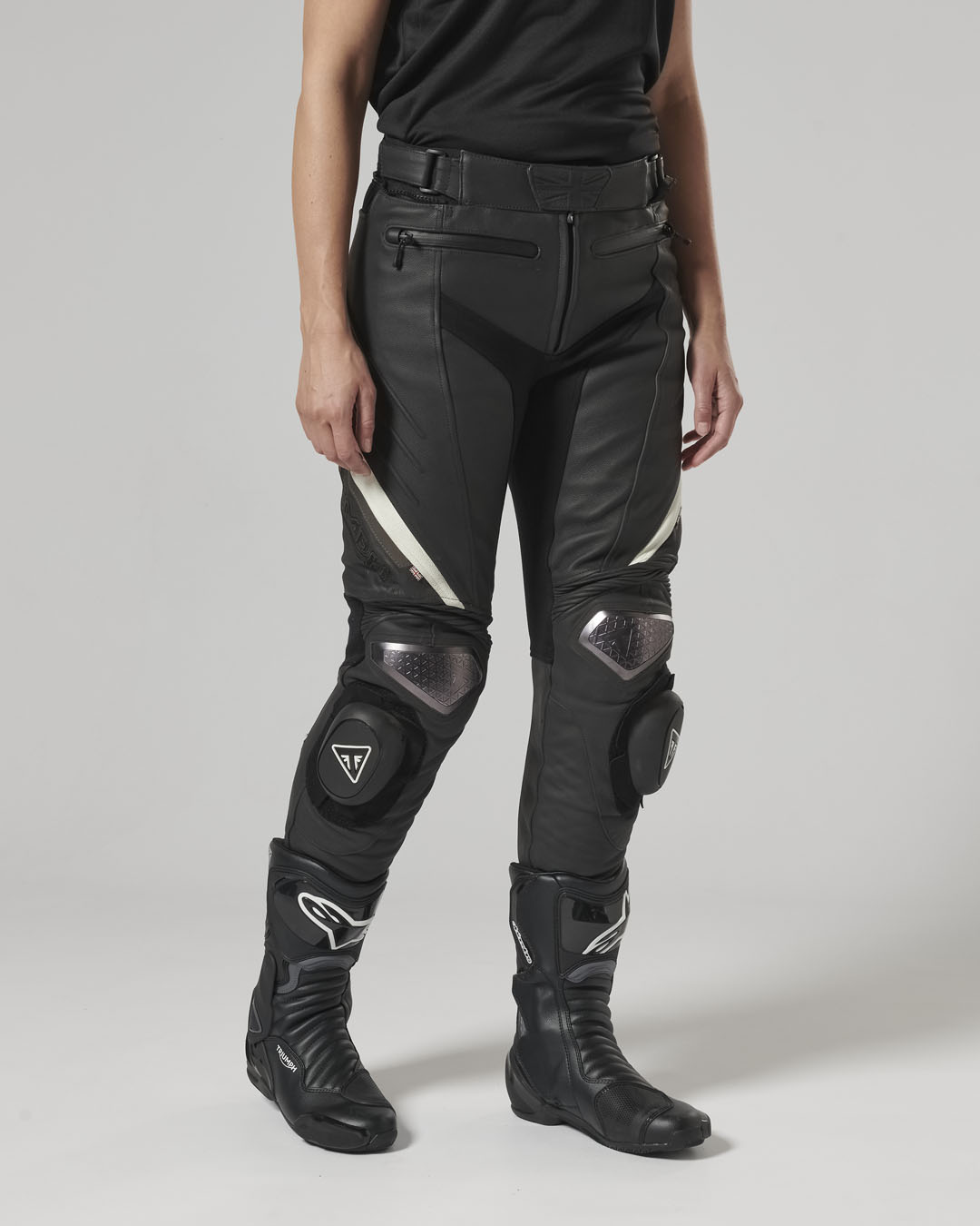 Triple Leather Jeans photo 8