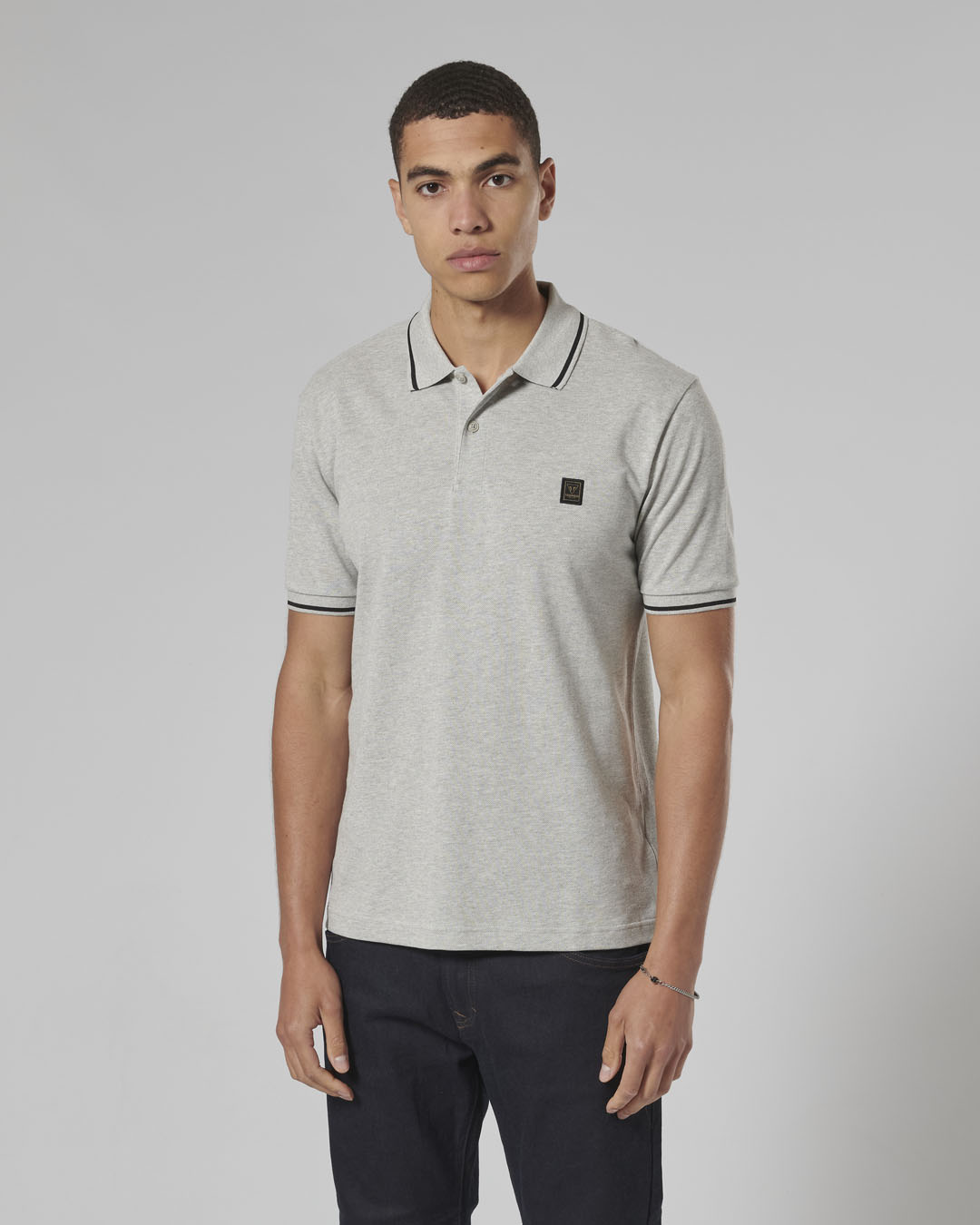 LUSTLEIGH POLO GREY MARL S image 2