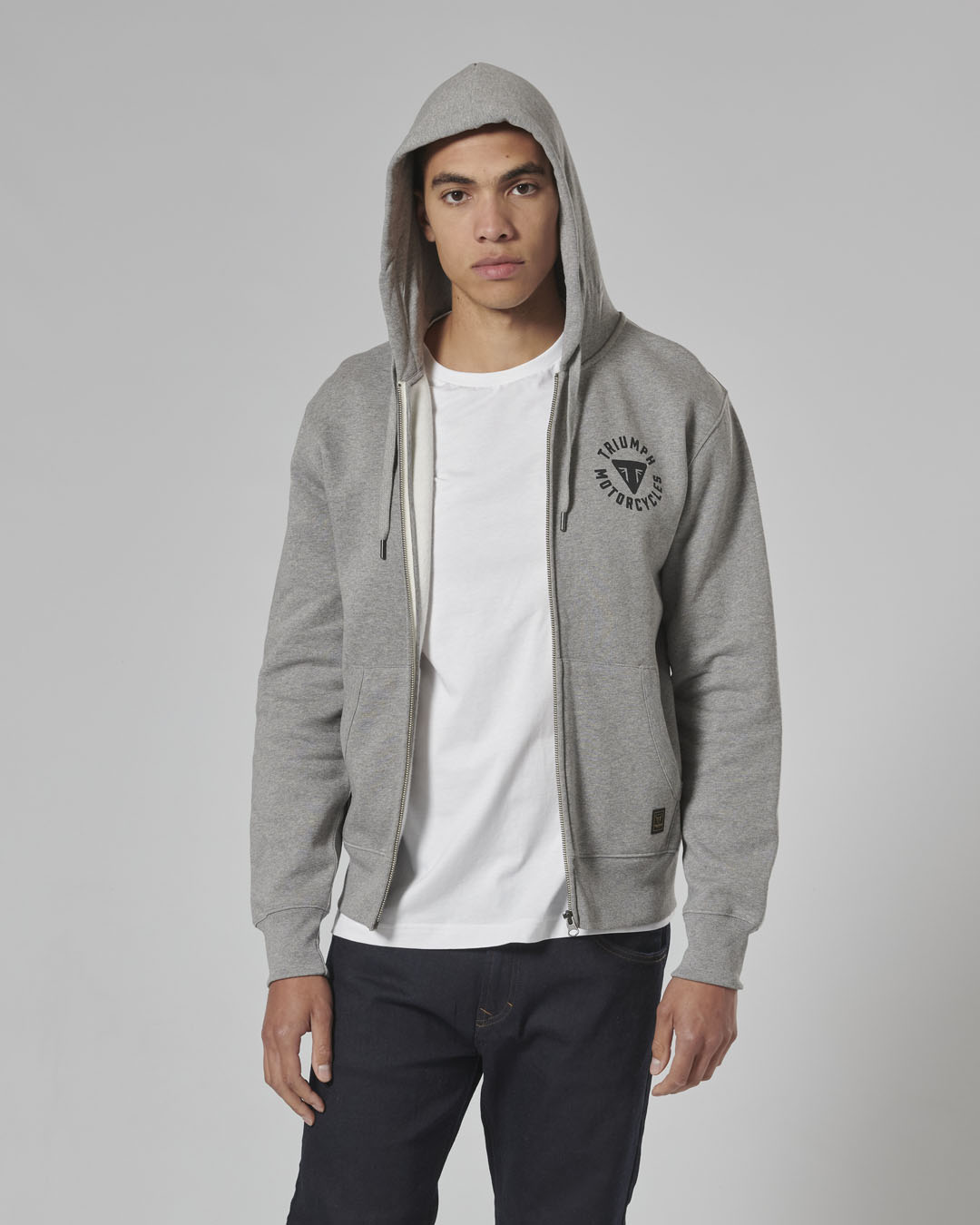 Digby Hoody Grey Marl photo 5