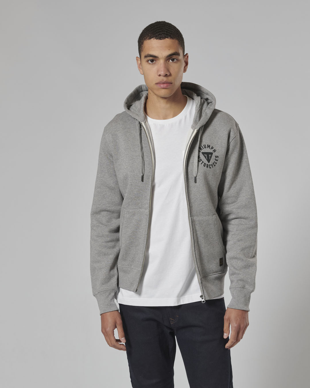 Digby Hoody Grey Marl photo 3