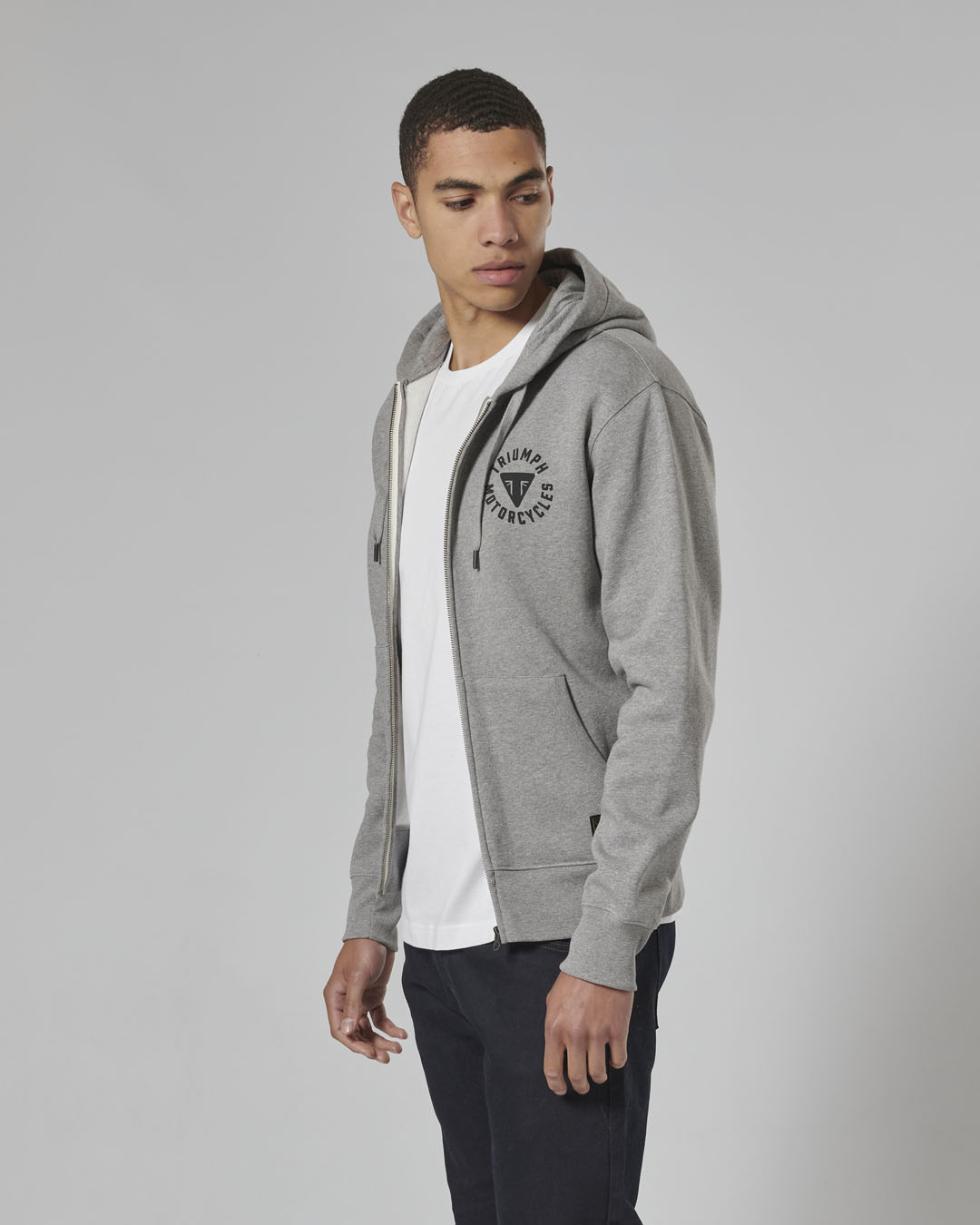 Digby Hoody Grey Marl photo 6