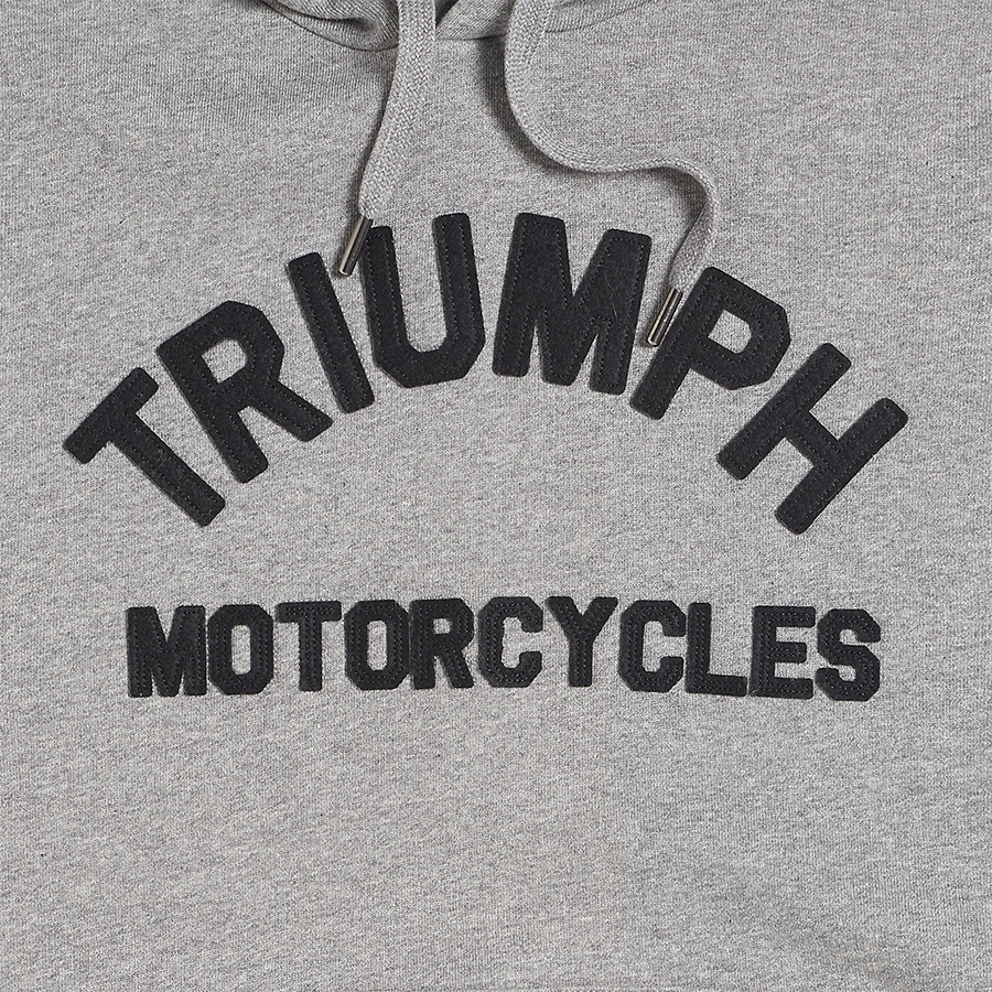 Carrick Pull-On Hoodie Grey Marl photo 2