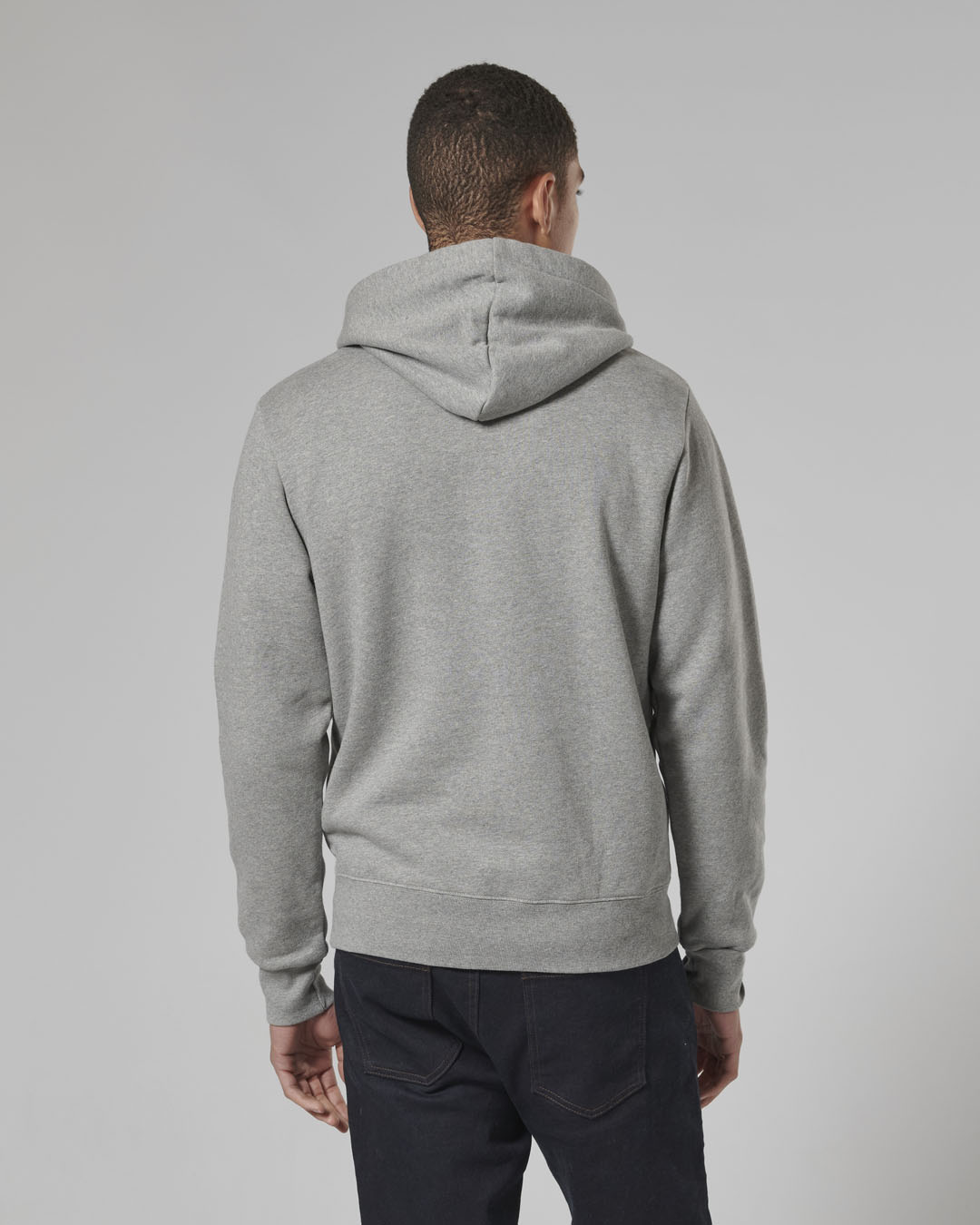 Carrick Pull-On Hoodie Grey Marl photo 4