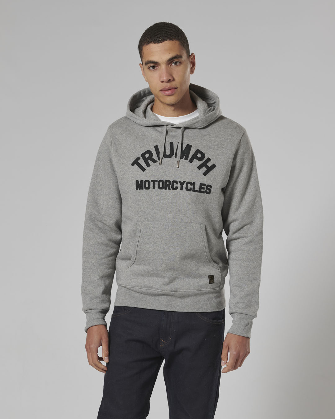 Carrick Pull-On Hoodie Grey Marl photo 8