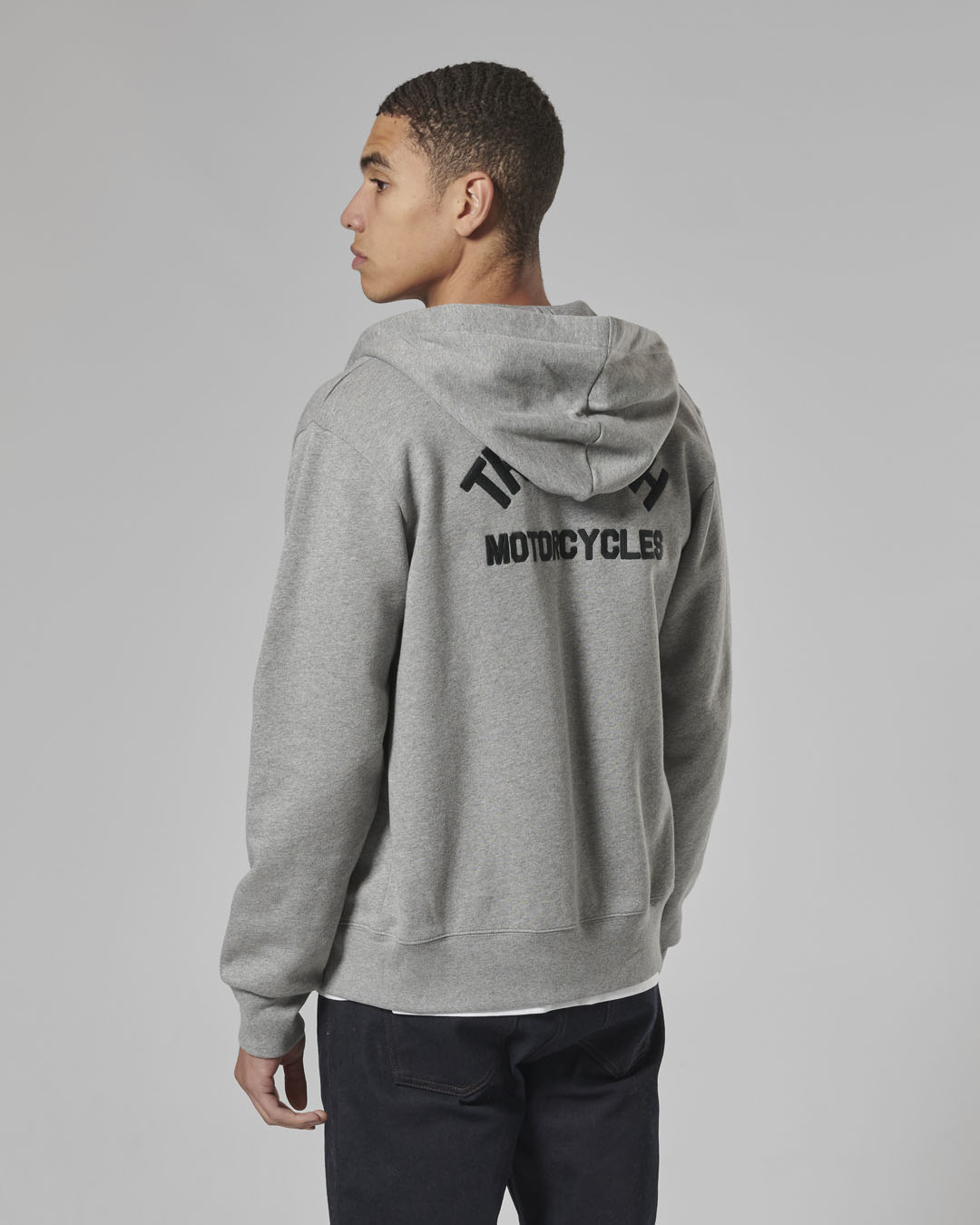 Dolan Full Zip Sweat Grey Marl photo 4