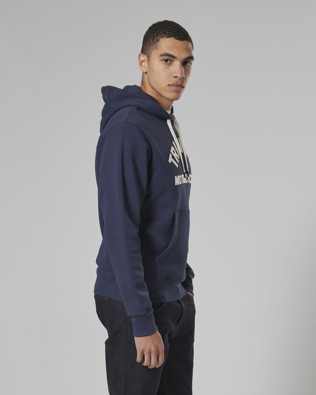 Carrick Pull-On Hoodie Navy photo 9