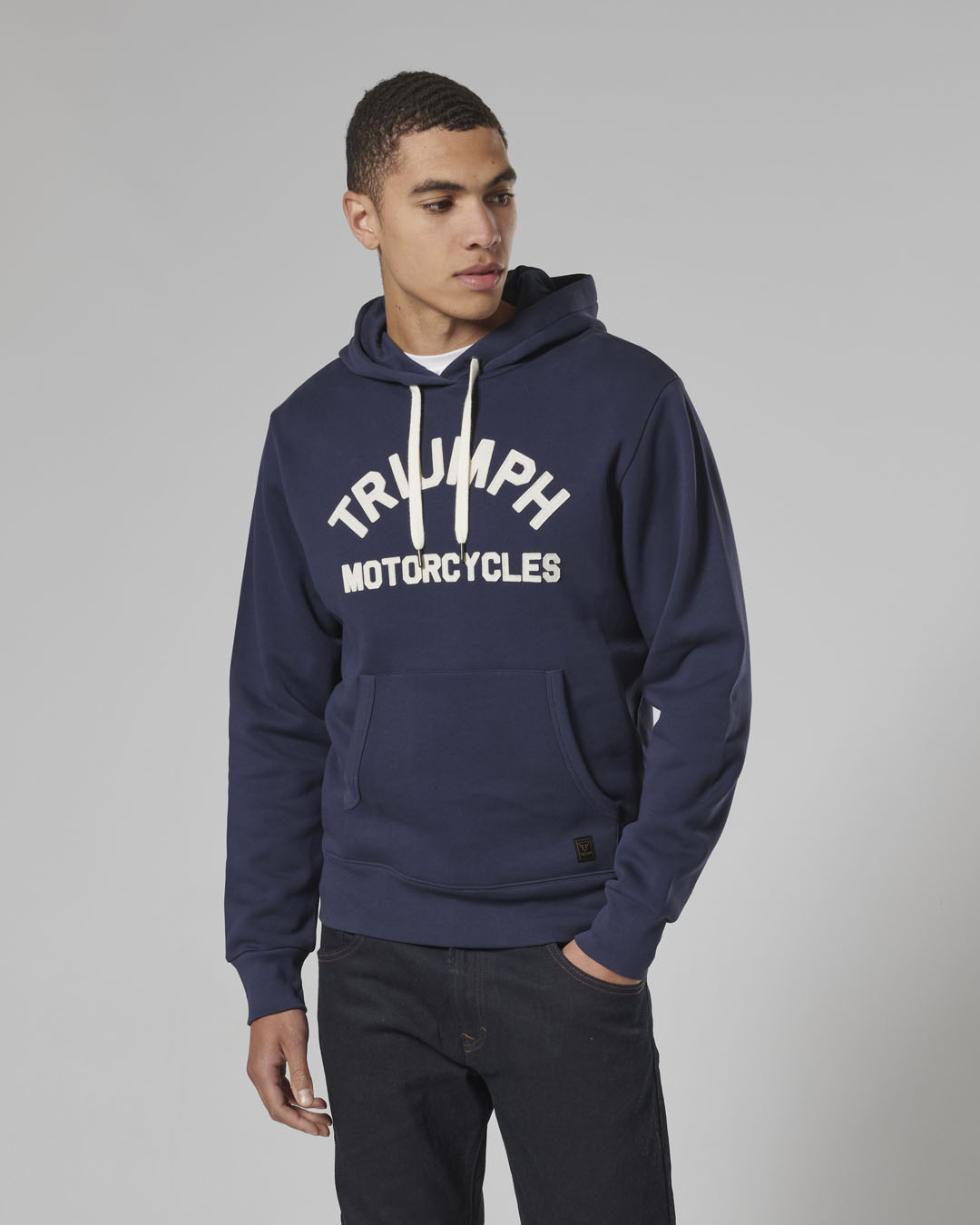Carrick Pull-On Hoodie Navy photo 6