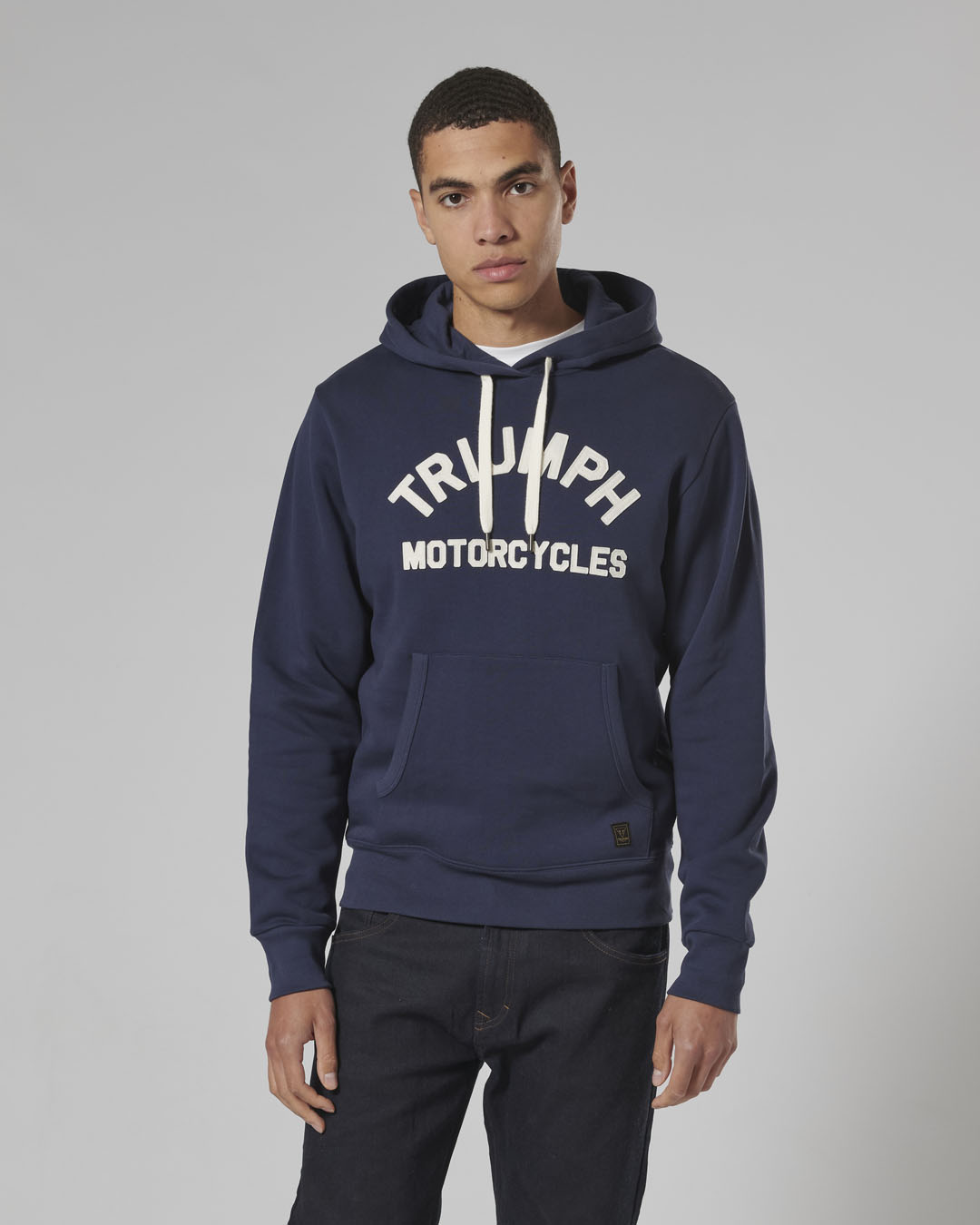 Carrick Pull-On Hoodie Navy photo 5