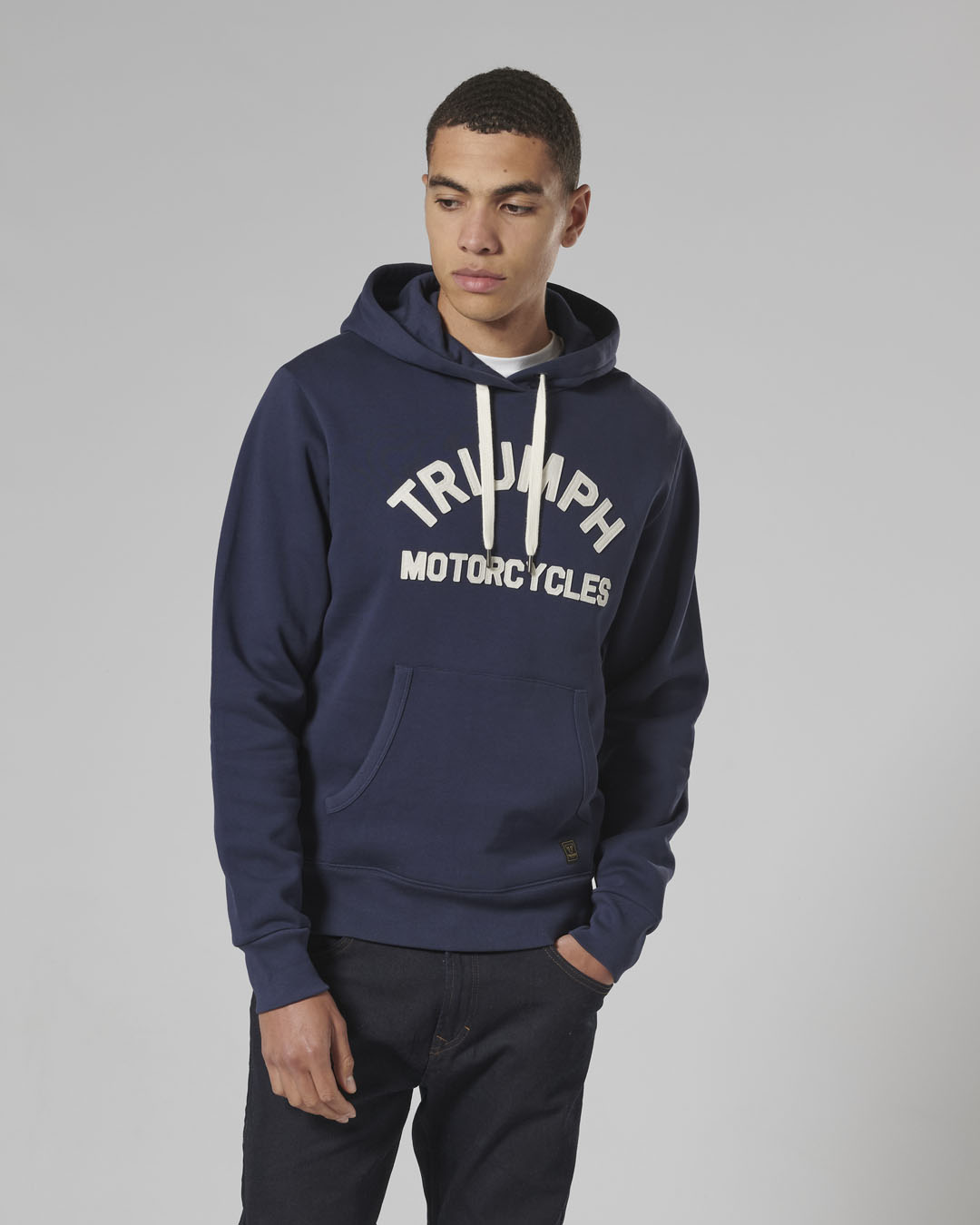 Carrick Pull-On Hoodie Navy photo 7