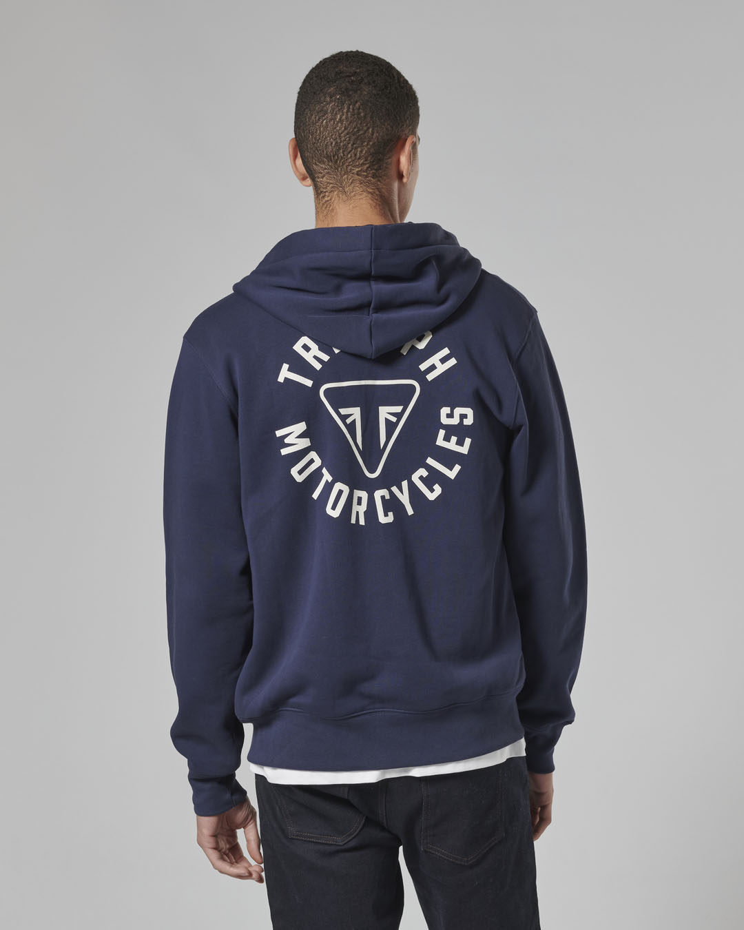 Digby Full Zip Hoodie Navy photo 6