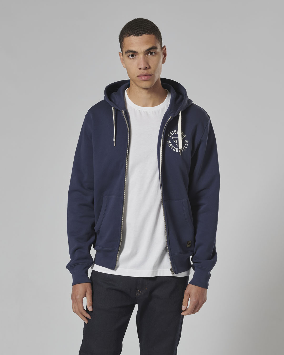 Digby Full Zip Hoodie Navy photo 12