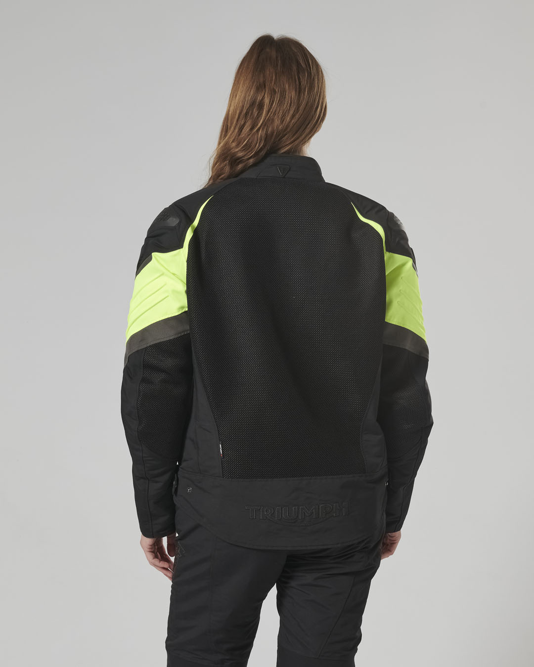 TRIPLE MESH JACKET - BLACK / FLURO XL image 13