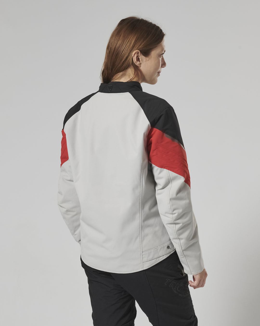 TRIPLE ROADSTER JACKET - BLACK / GREY / RED photo 15
