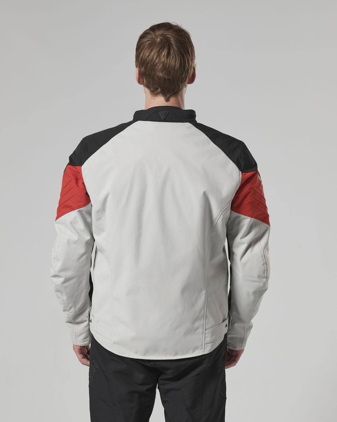 TRIPLE ROADSTER JACKET - BLACK / GREY / RED photo 10