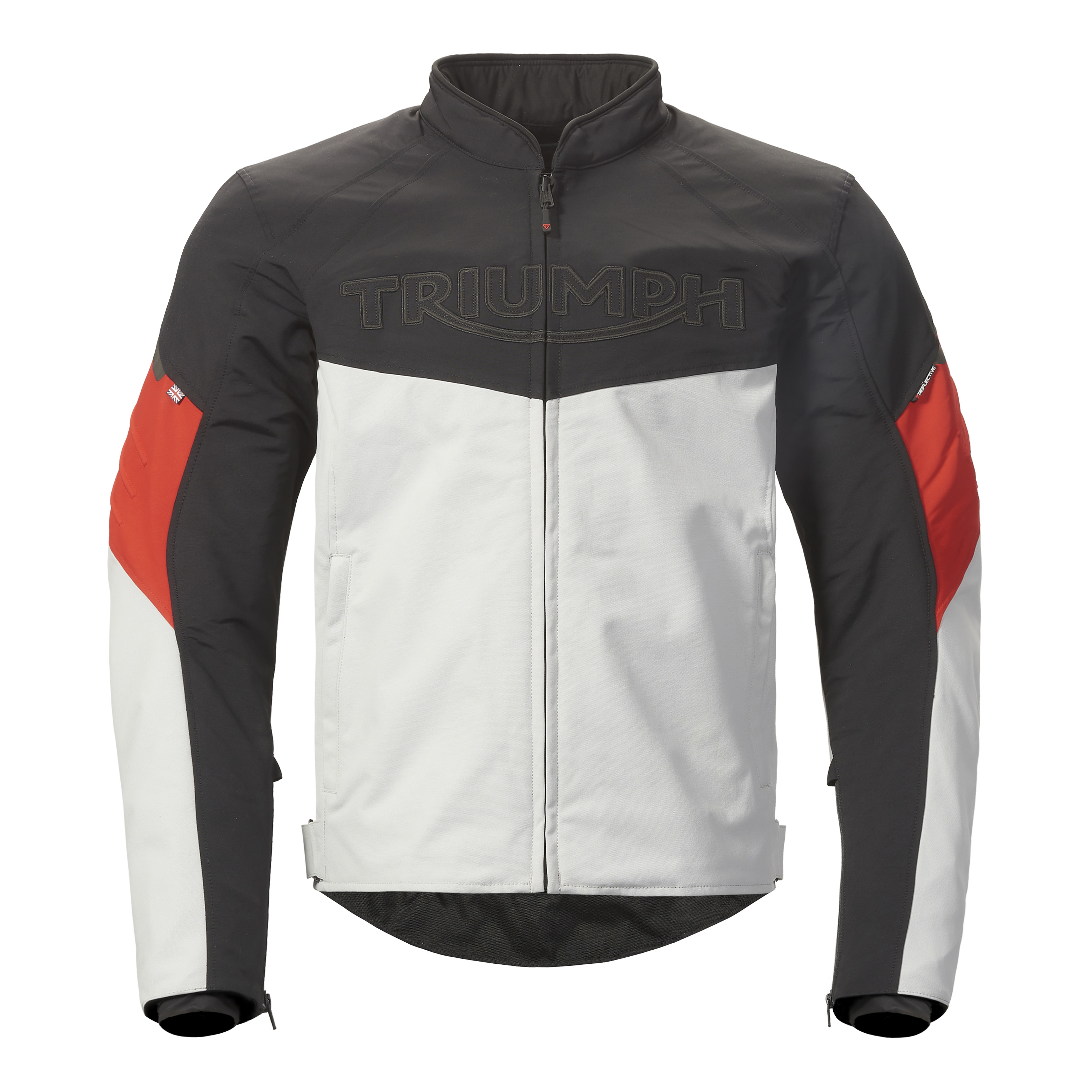 TRIPLE ROADSTER JACKET - BLACK / GREY / RED photo 5