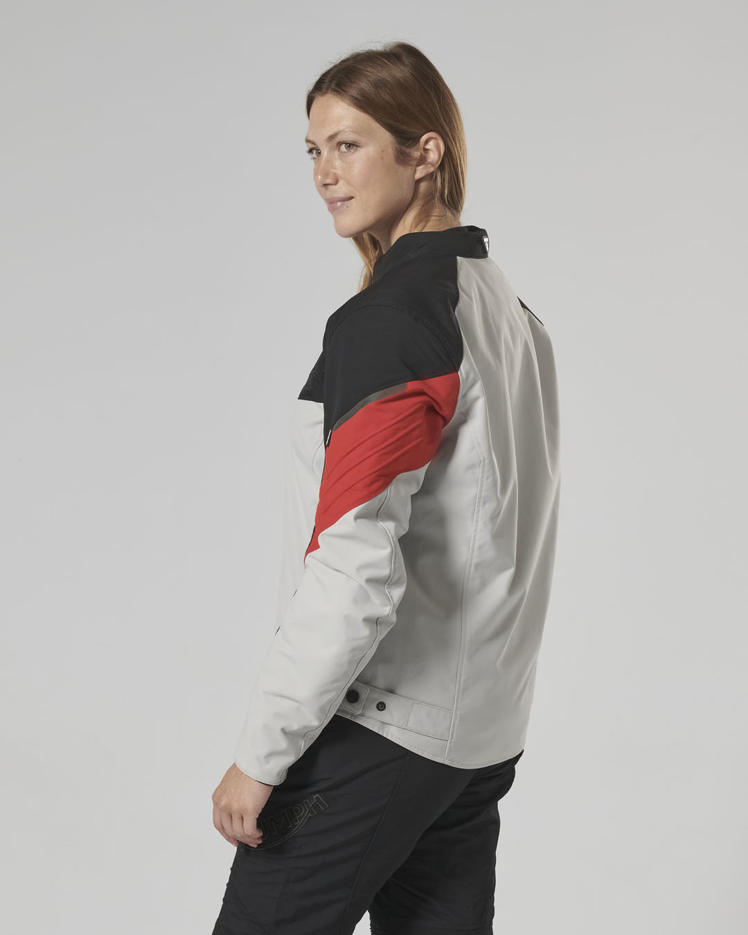 TRIPLE ROADSTER JACKET - BLACK / GREY / RED photo 17