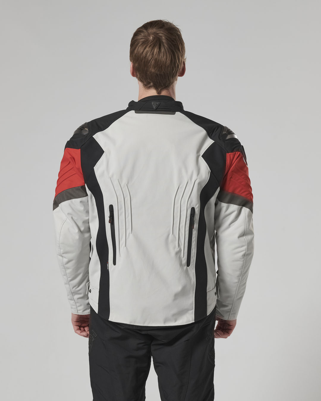 TRIPLE SPORTS TRITECH JACKET - BLACK / GREY / RED L image 9