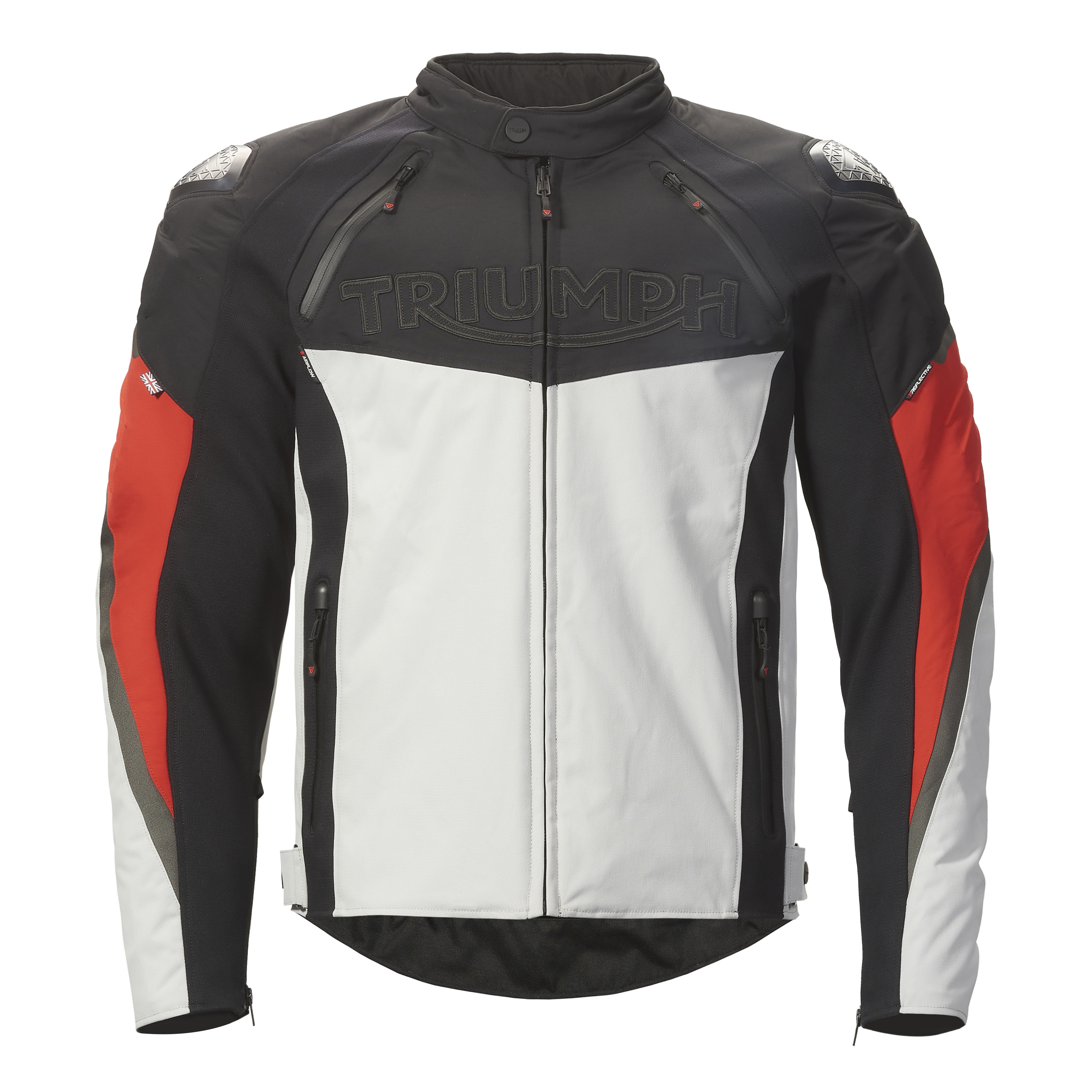 TRIPLE SPORTS TRITECH JACKET - BLACK / GREY / RED M image 4