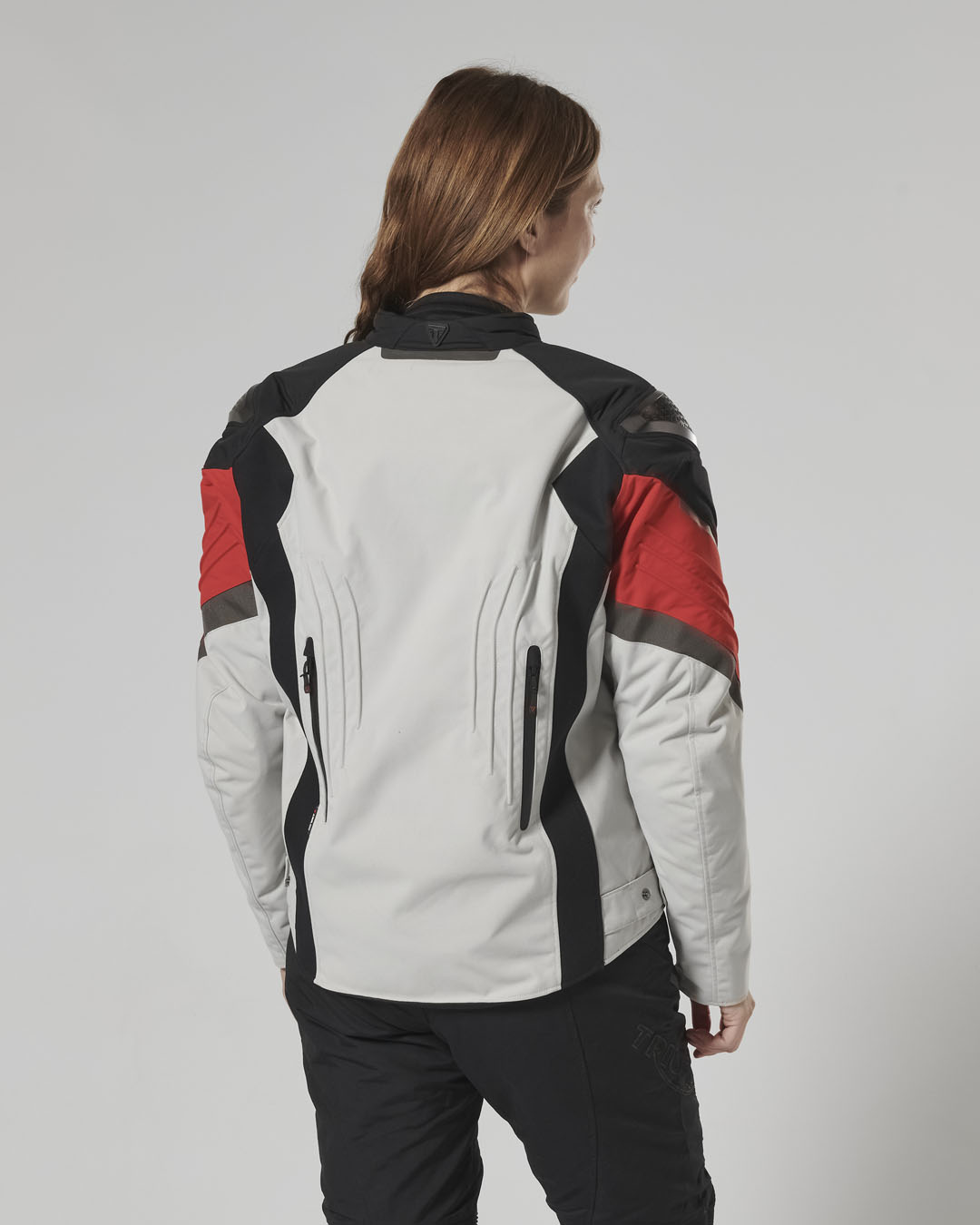 TRIPLE SPORTS TRITECH JACKET - BLACK / GREY / RED S image 14
