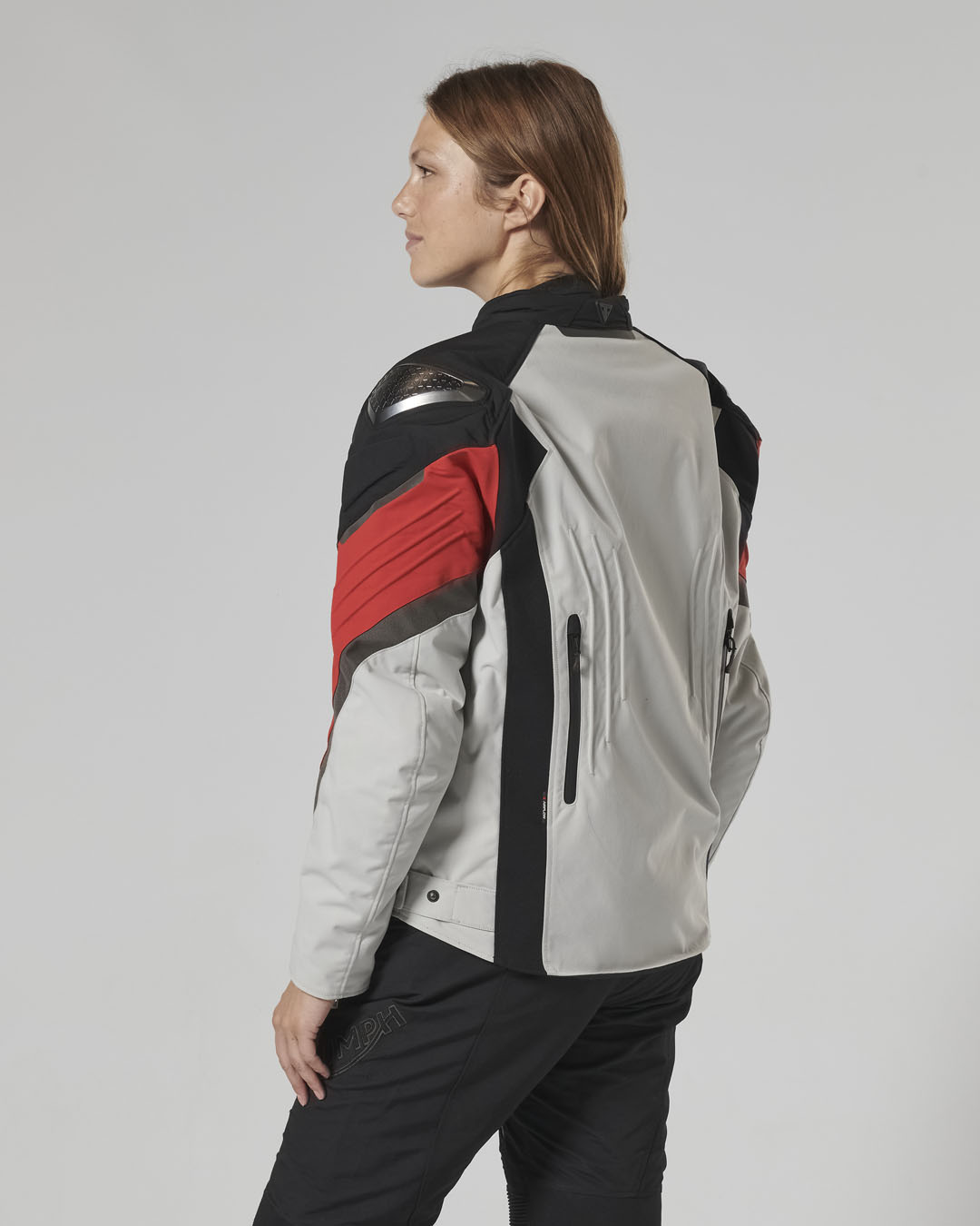 TRIPLE SPORTS TRITECH JACKET - BLACK / GREY / RED S image 15