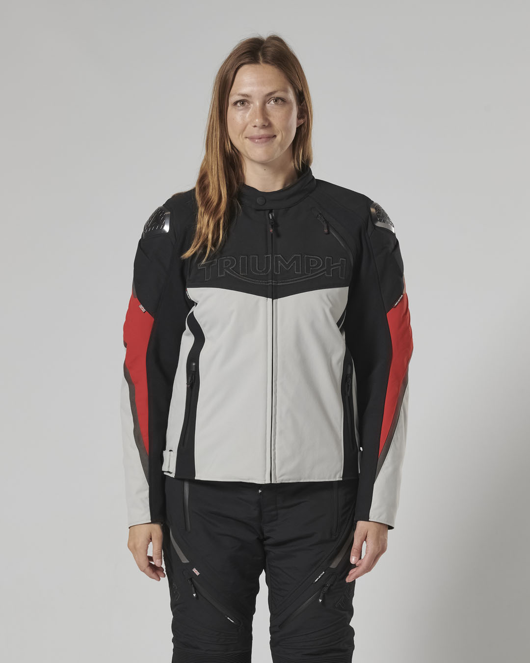 TRIPLE SPORTS TRITECH JACKET - BLACK / GREY / RED XXL image 8