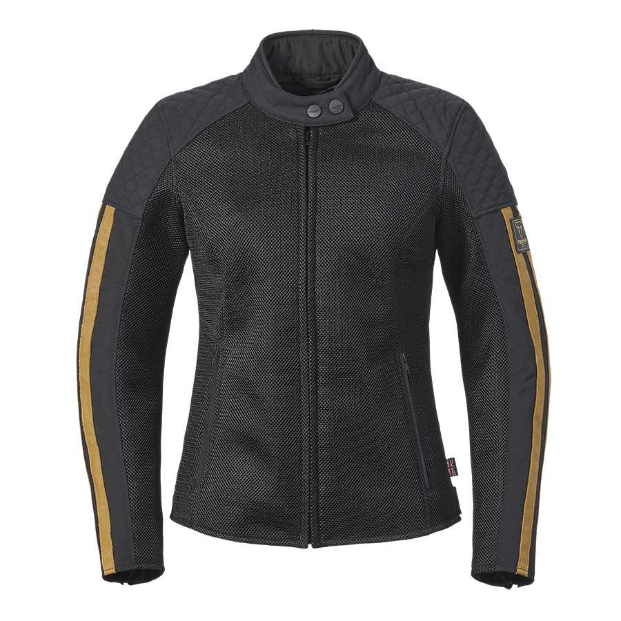 Ladies Braddan Retro Mesh Black / Gold photo 14