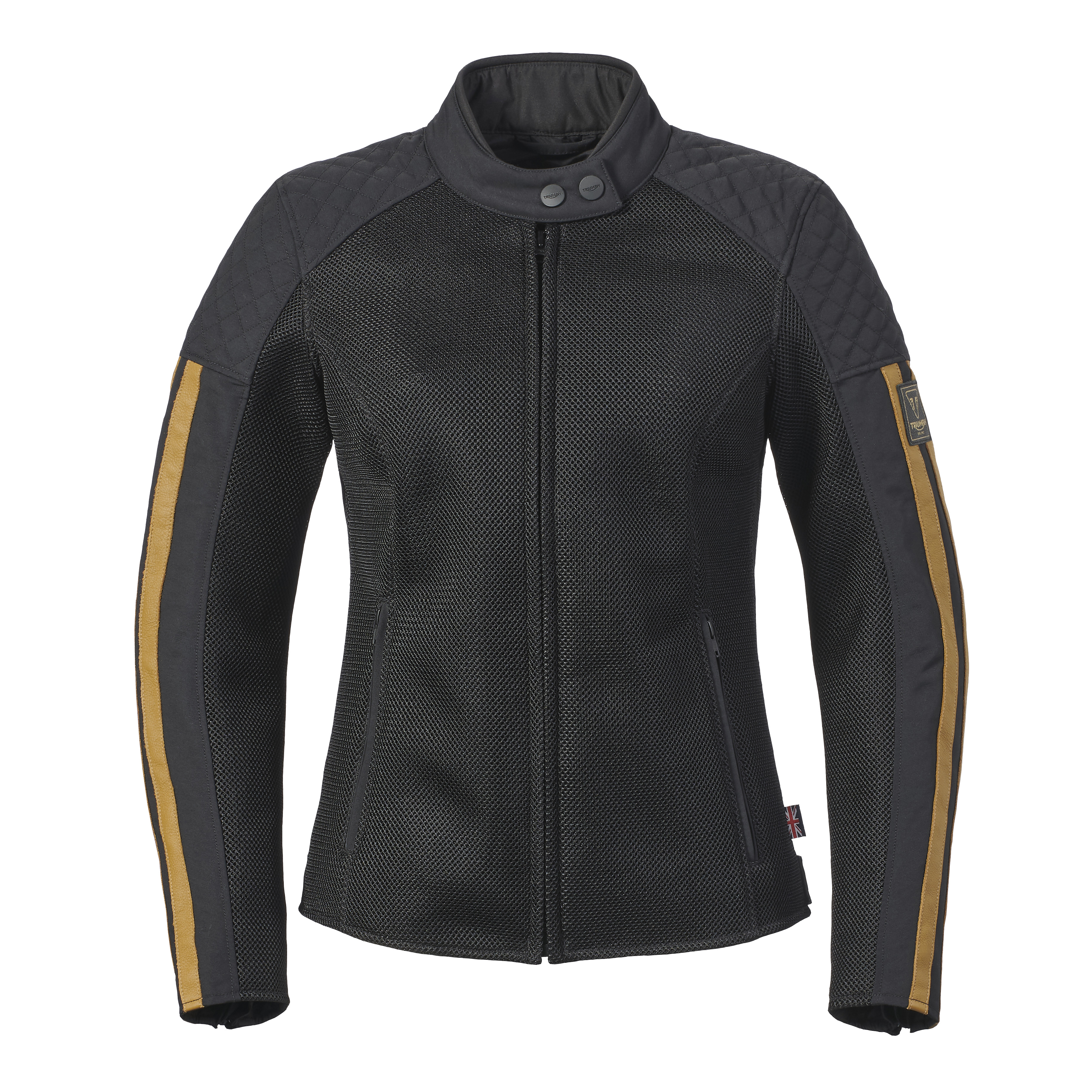Ladies Braddan Retro Mesh Black / Gold photo 1