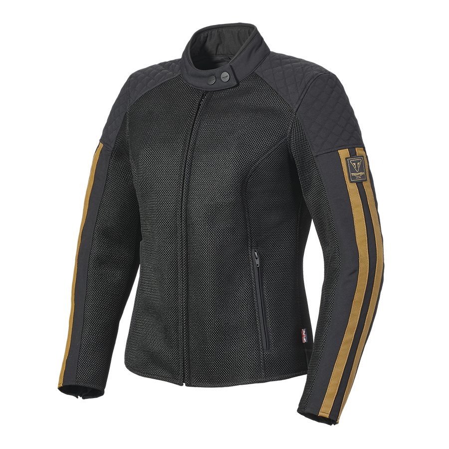 Ladies Braddan Retro Mesh Black / Gold photo 15