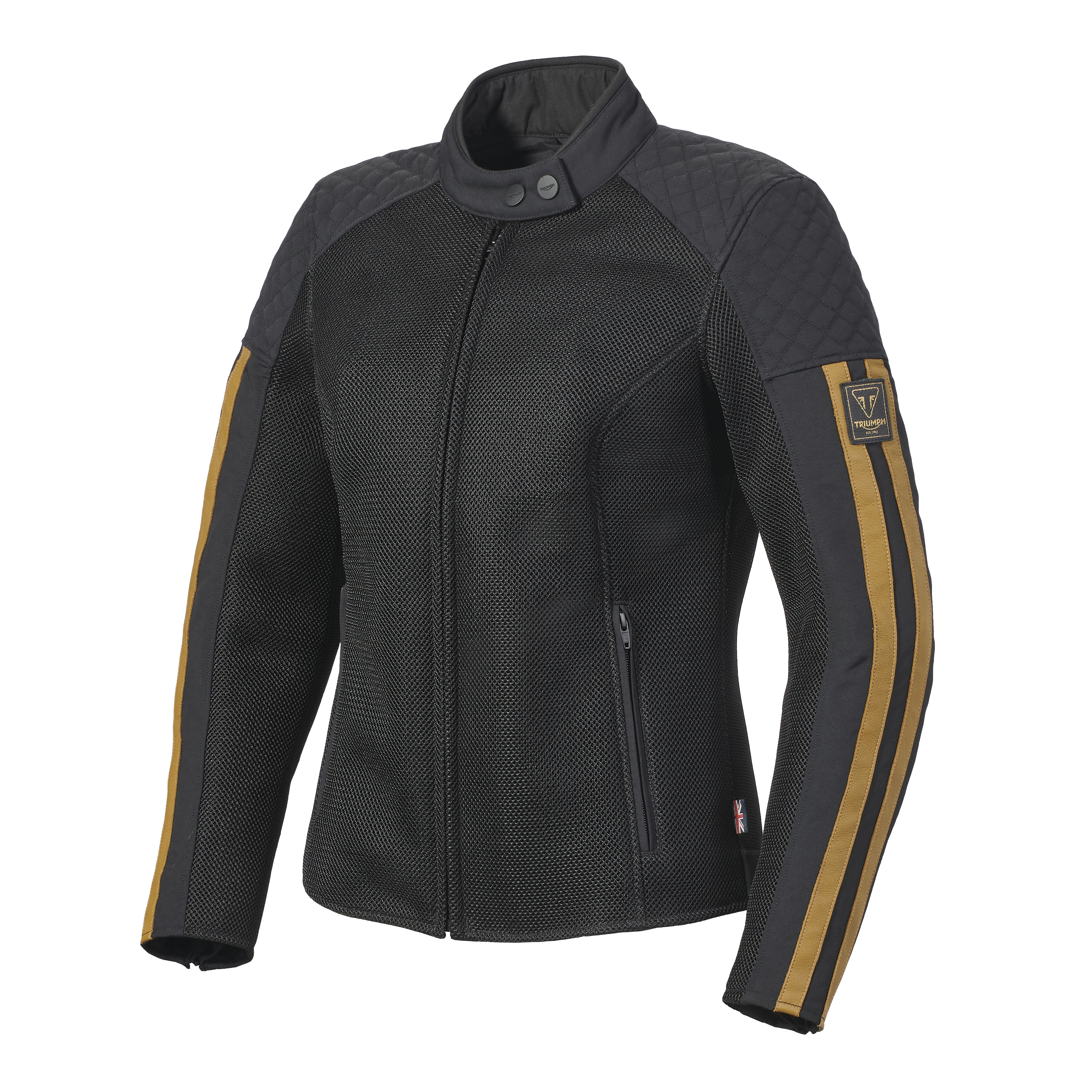 Ladies Braddan Retro Mesh Black / Gold photo 27