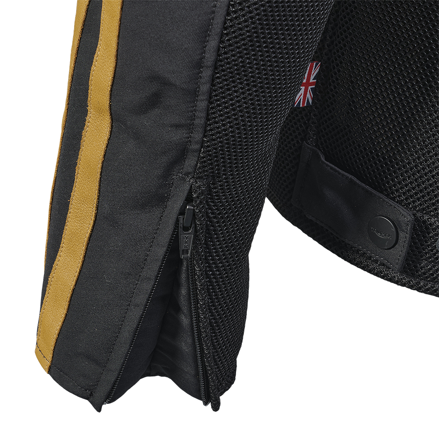 Ladies Braddan Retro Mesh Black / Gold photo 7