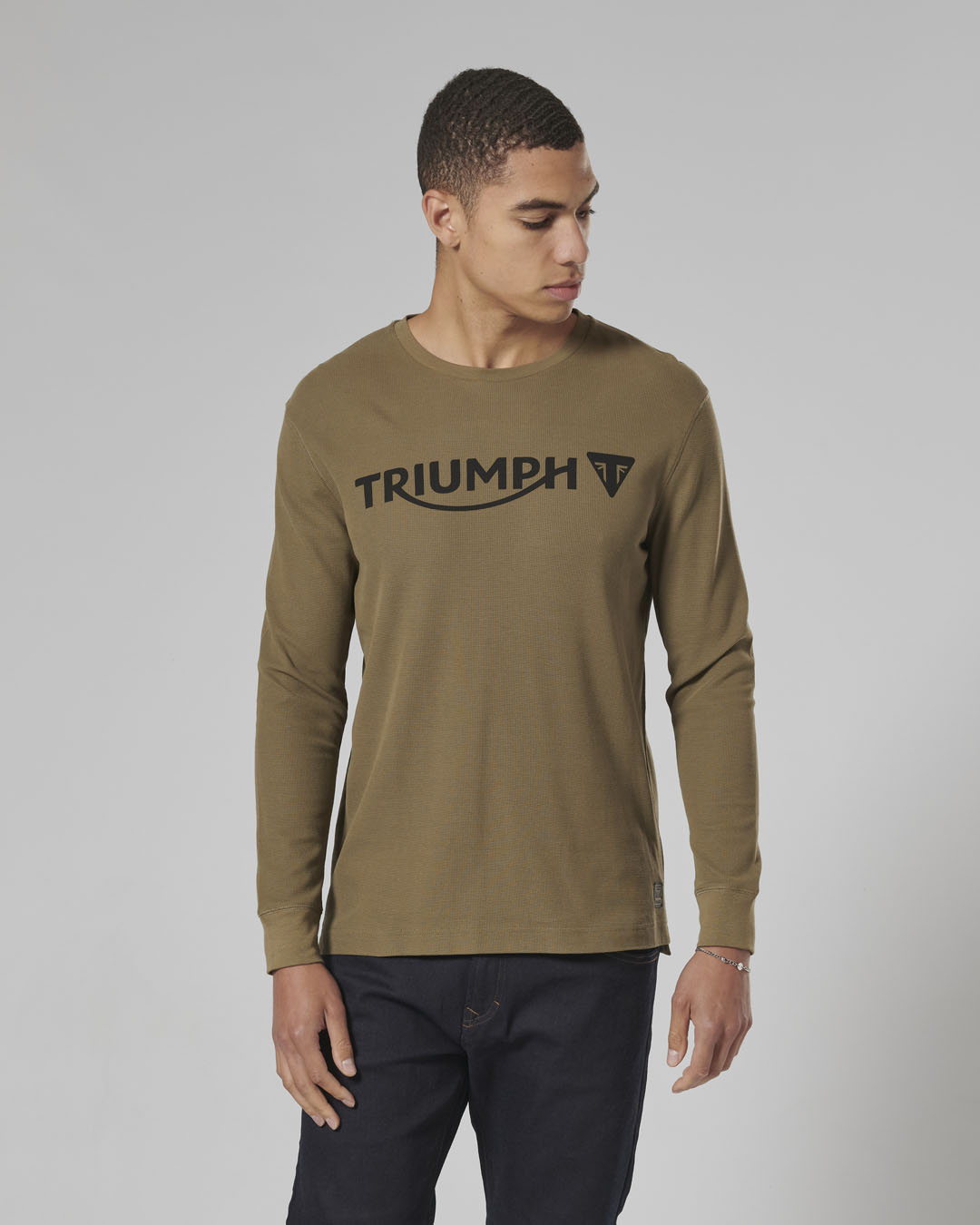 BETTMANN L/S WAFFLE KHAKI T-SHIRT XS photo 5