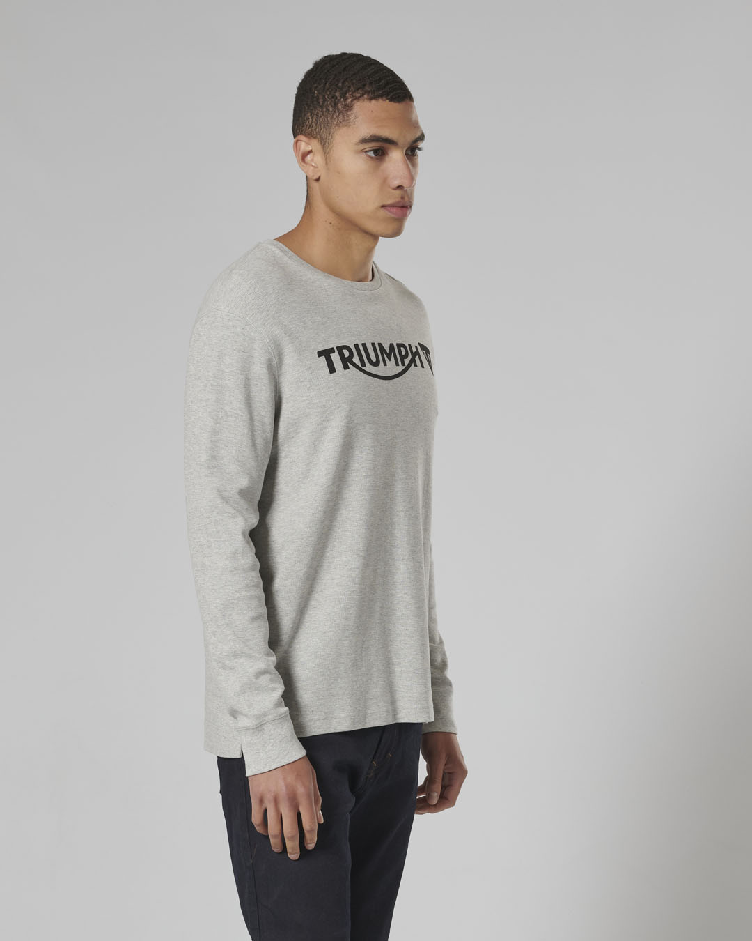BETTMAN L/S WAFFLE T-SHIRT GREY MARL photo 7