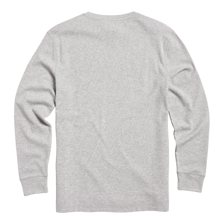 BETTMAN L/S WAFFLE T-SHIRT GREY MARL photo 4