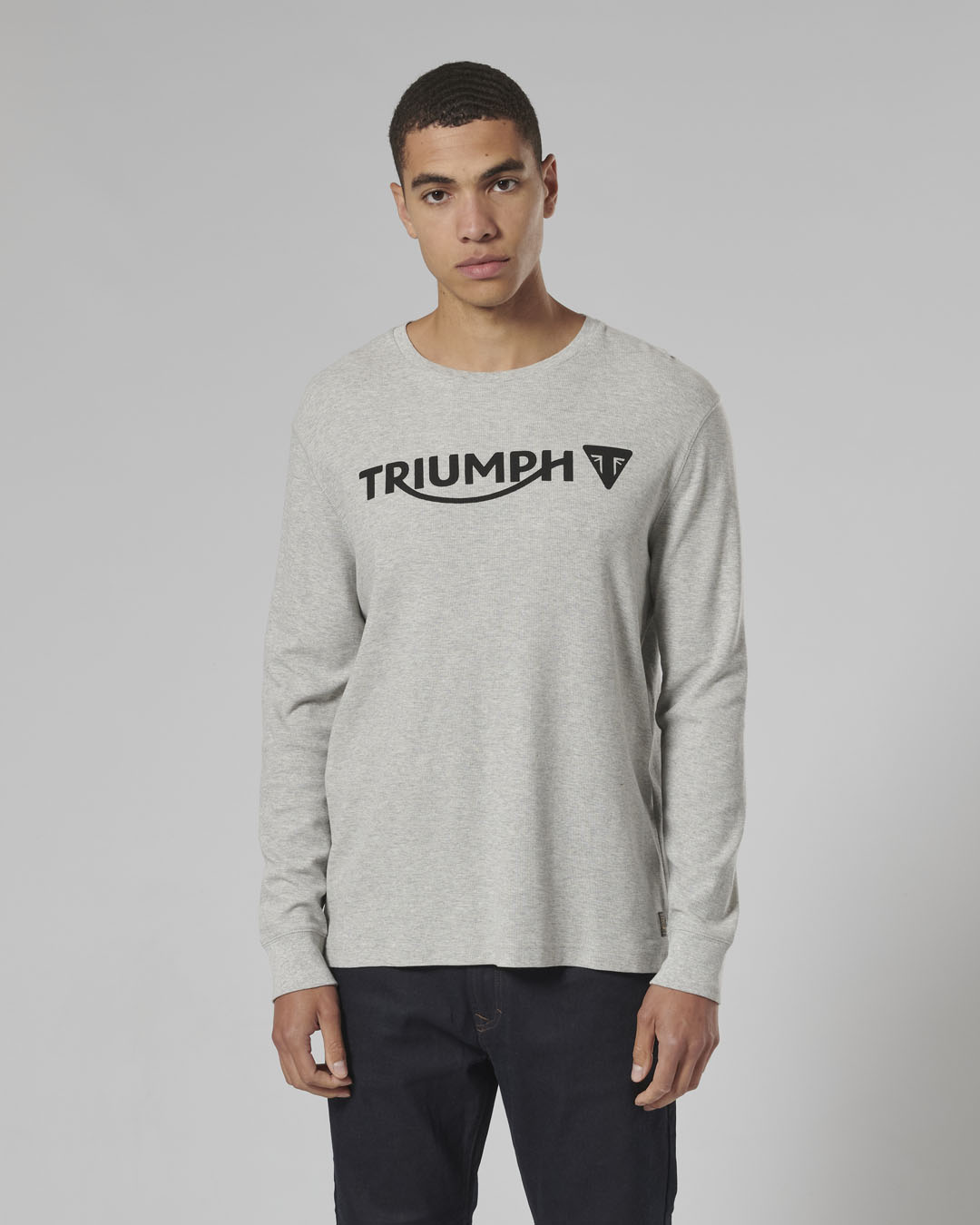 BETTMAN L/S WAFFLE T-SHIRT GREY MARL photo 9